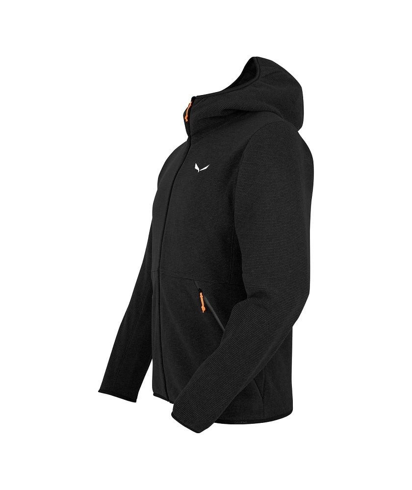 Salewa Fleecejacke Nuvolo mit Kapuze (warm, atmungsaktiv) schwarz Herren günstig online kaufen