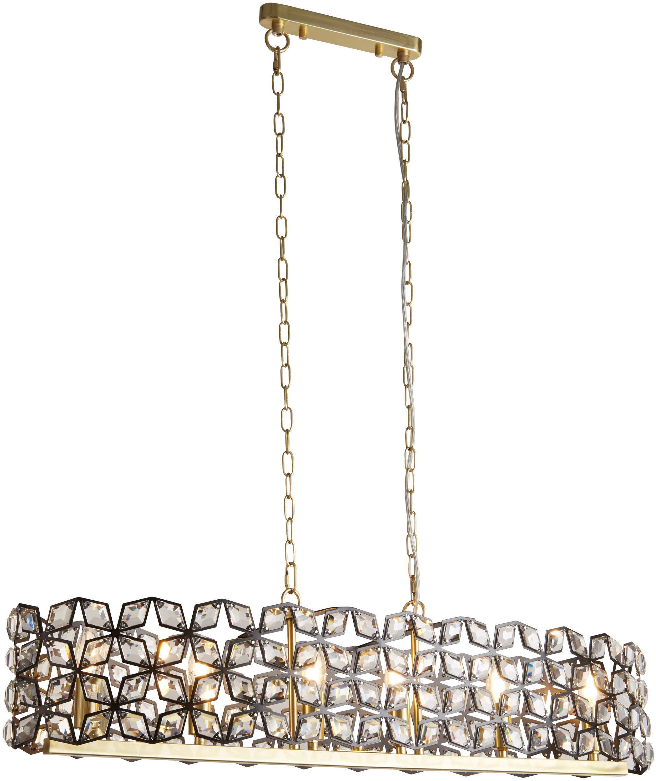 Searchlight Hängeleuchte Hängeleuchte Iris, 6-flammig, ohne Leuchtmittel, Glamourös