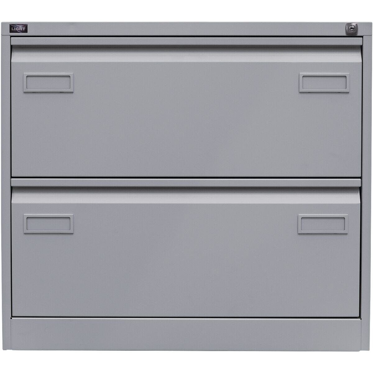 Bisley Light Hängeregisterschrank Light aus Stahl, ohne Sockel, A4
