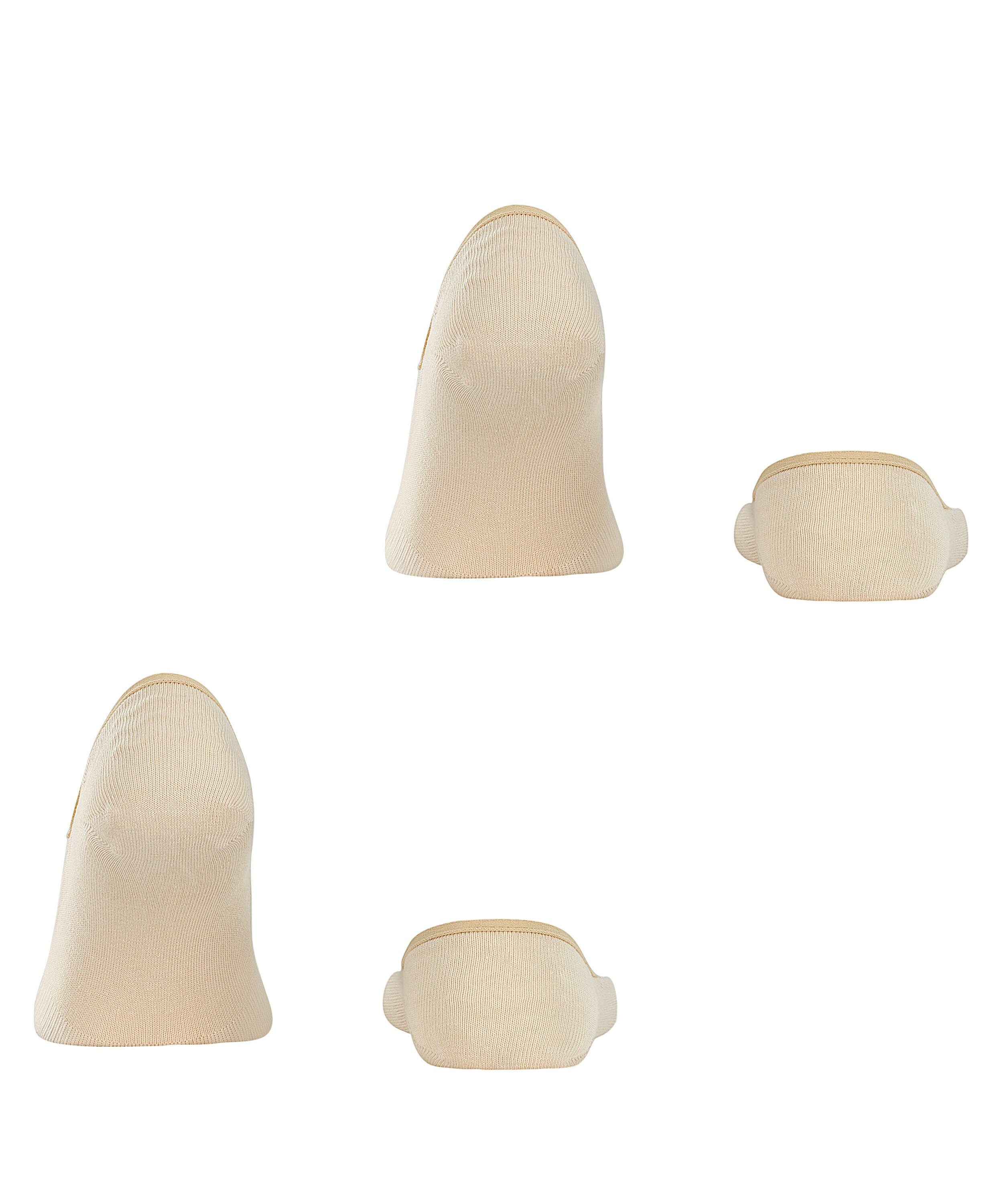 Esprit Füßlinge Basic Uni 2-Pack Füßlinge (2-Paar) aus hautschmeichelnder Baumwolle