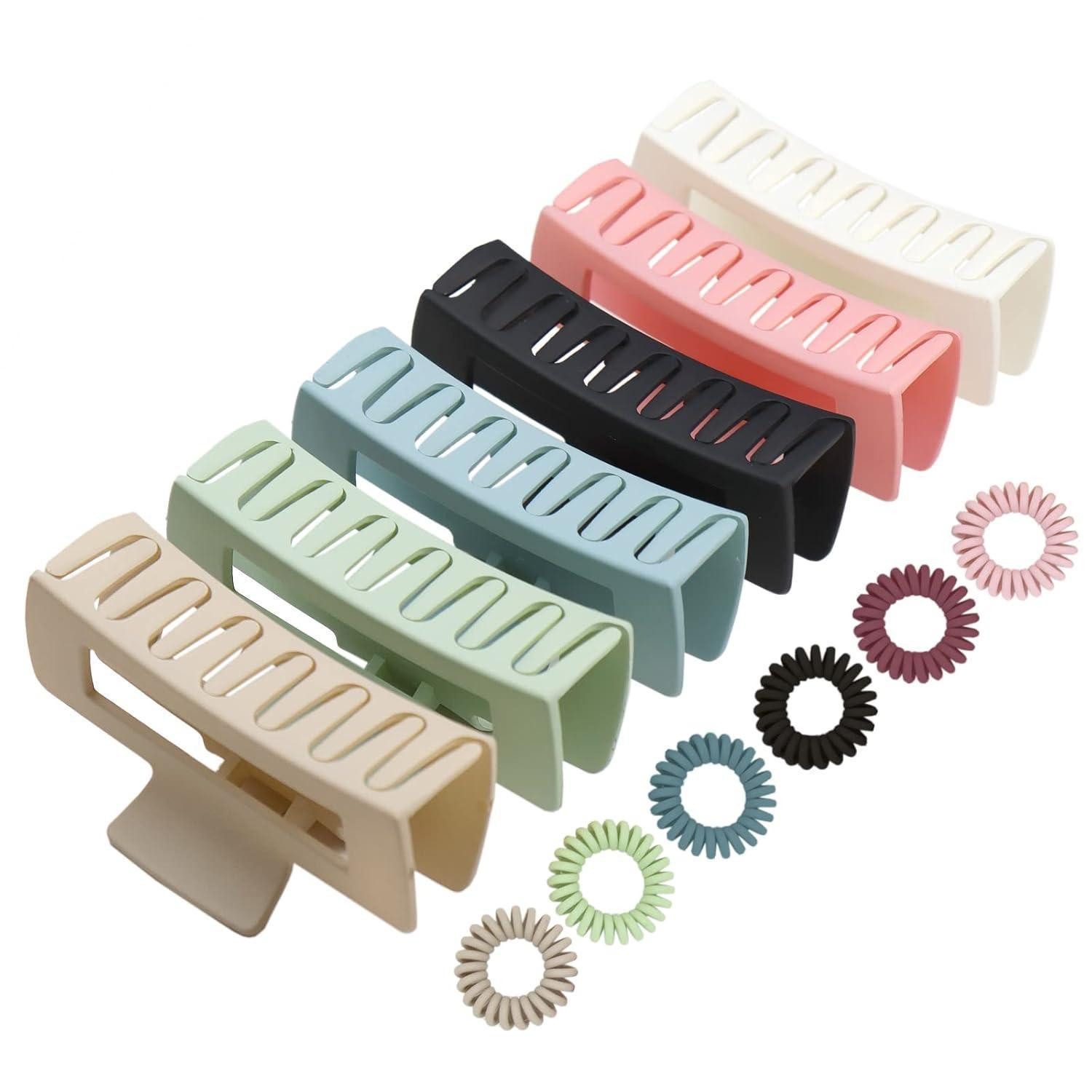 LuxusKollektion Haarklammer Große Haarklammer Rutschfest Rechteckig Damen 11cm Hair Clip - 6