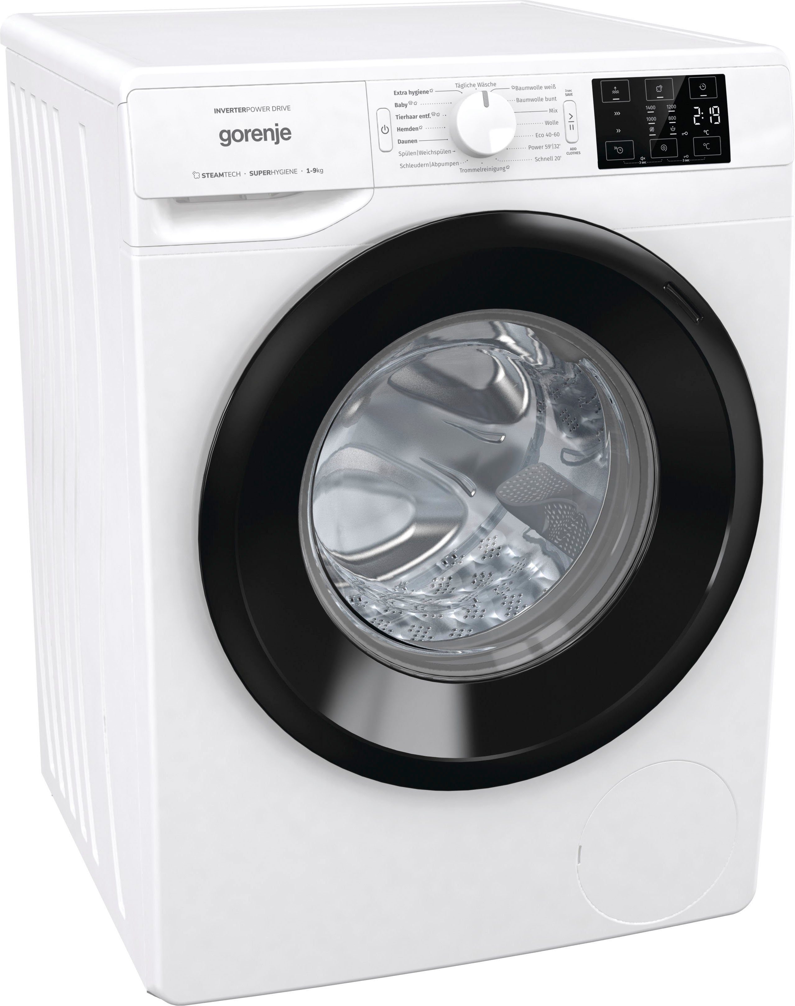 GORENJE Waschmaschine Wave NEI94APS, 9 kg, 1400 U/min