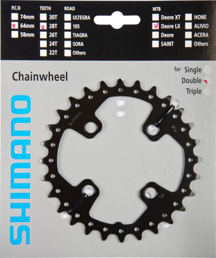 Kettenschaltung SHIMANO Kettenblatt SLX FC-M675 28 Zähne - präziser Antrieb für modern