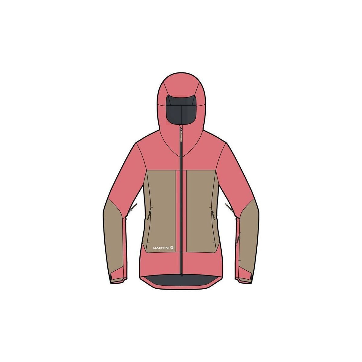MARTINI Skijacke Argon 2L Jacket W Wind- und wasserdichte Damenjacke für optimalen Schutz auf Skitouren