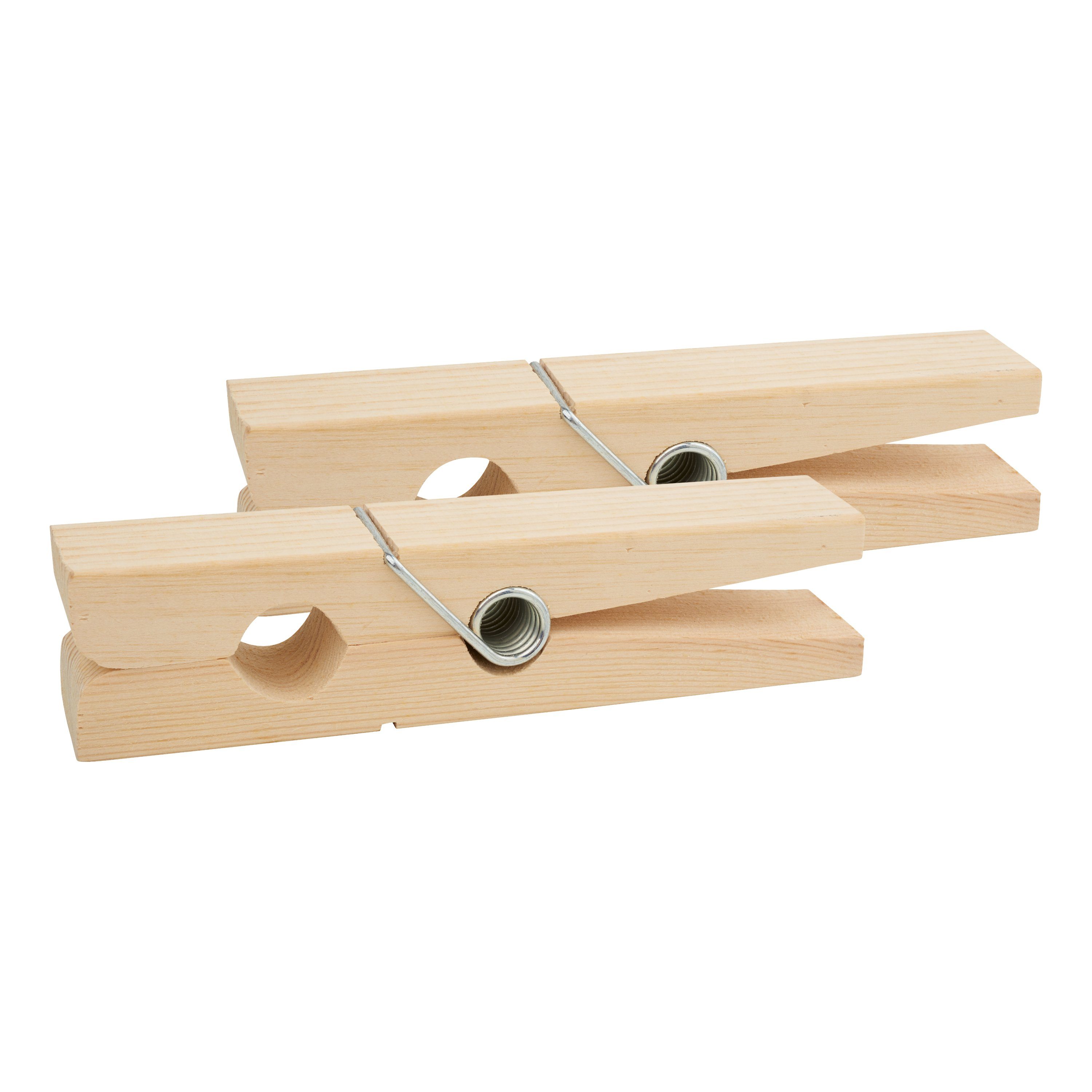 VBS Wäscheklammern XXL Holzklammern, 2 Stück