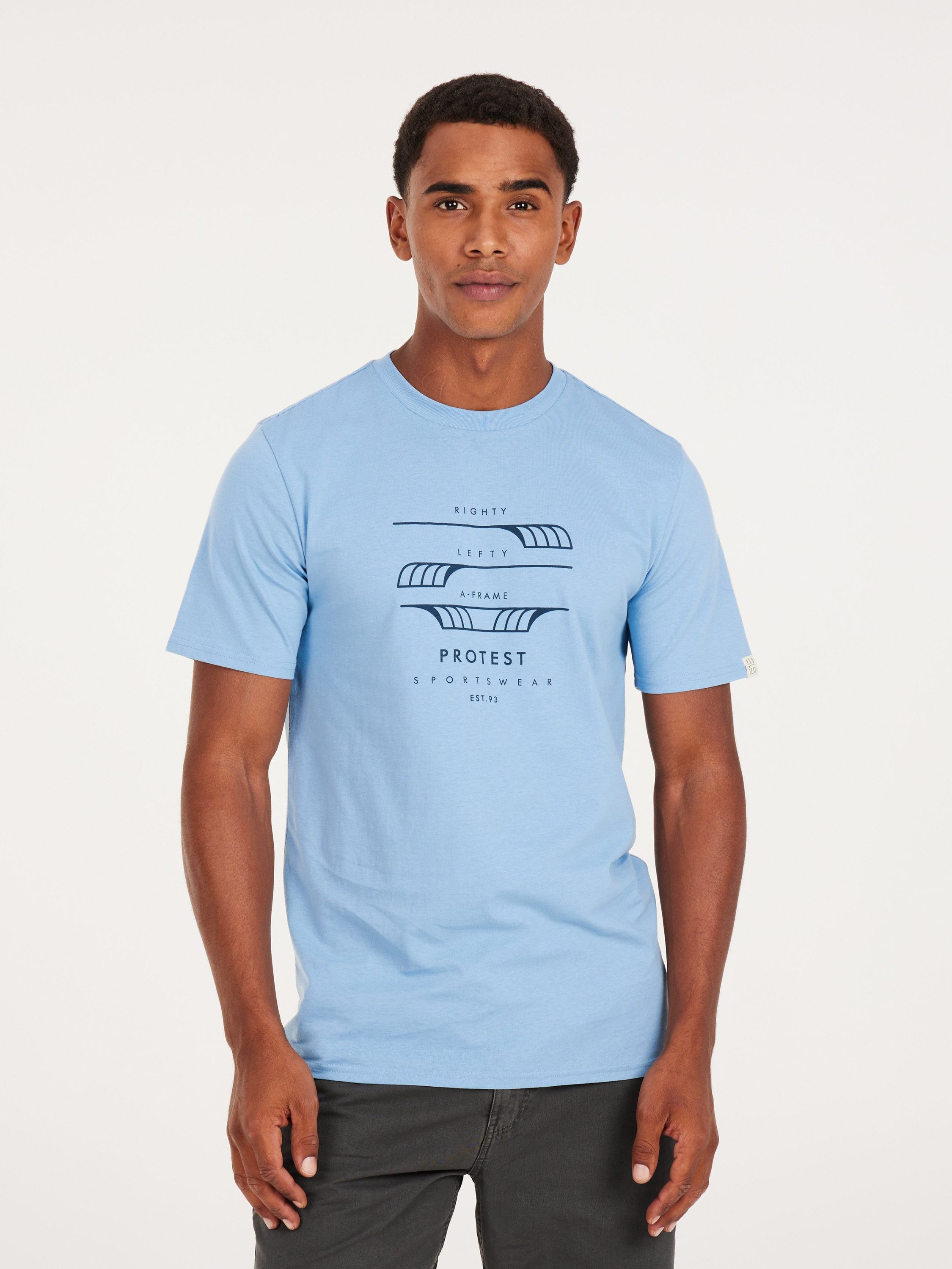 Protest Kurzarmshirt PRTRIMBLE t-shirt Dusk Blue