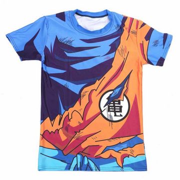 GalaxyCat Kostüm Super Saiyajin Cosplay T-Shirt, Goku Kostüm für, Cosplay T-Shirt von Son Goku