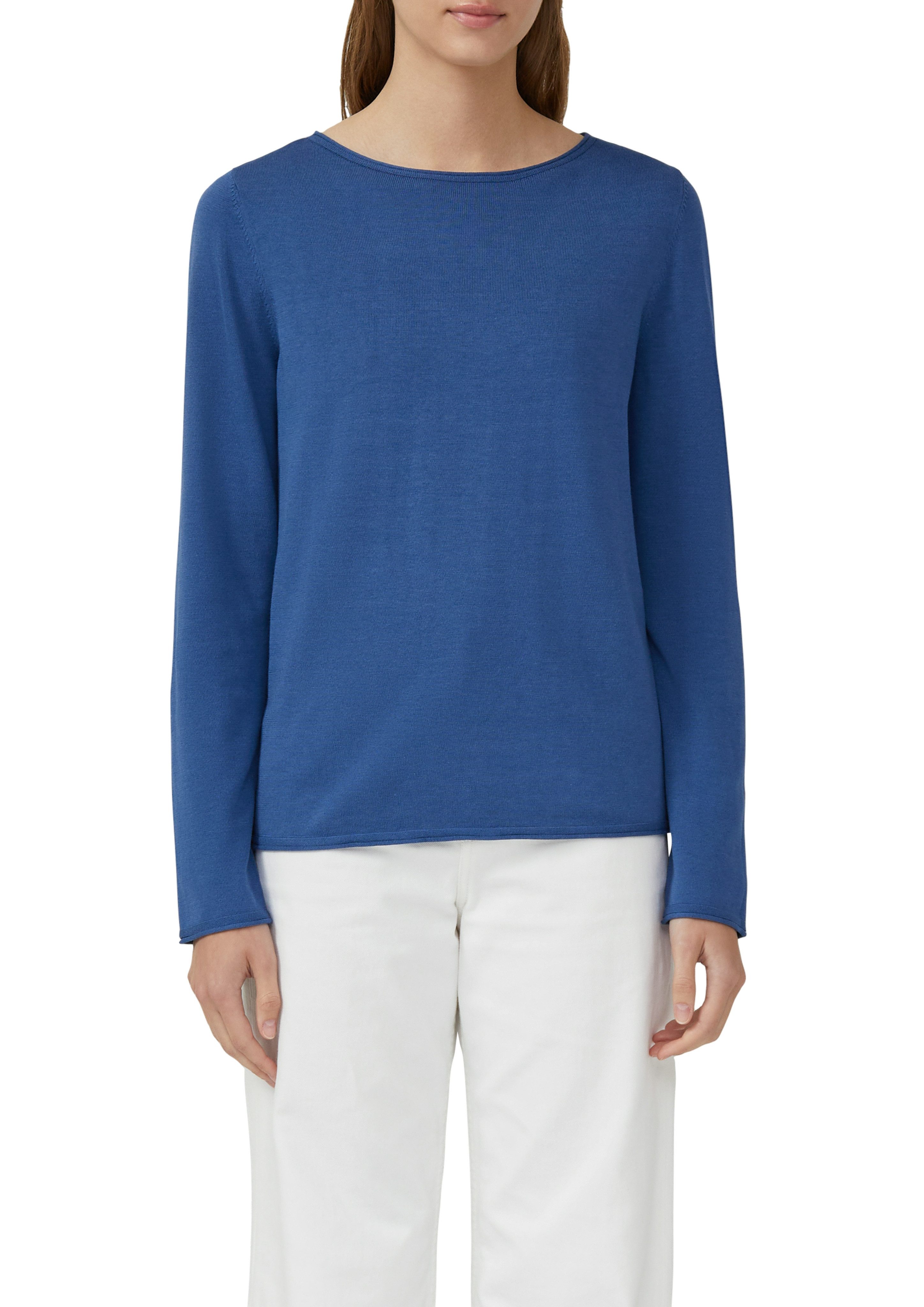 s.Oliver Langarmshirt mit Rollkanten günstig online kaufen