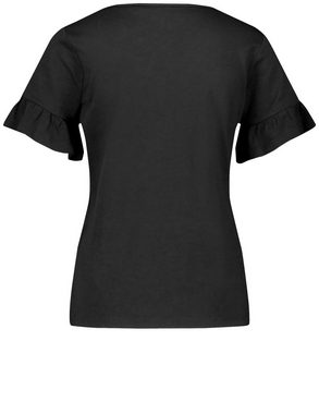 GERRY WEBER Kurzarmshirt T-Shirt mit leichten Trompetenärmeln