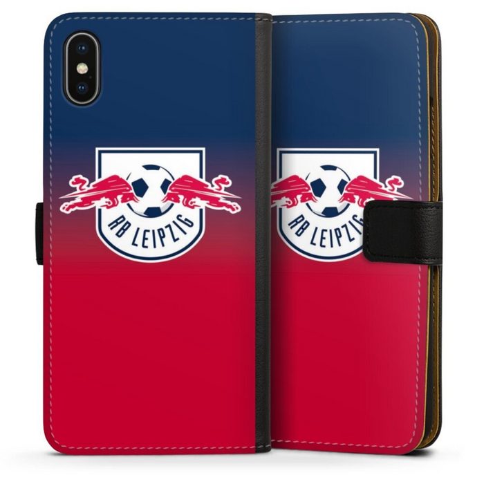 DeinDesign Handyhülle Offizielles Lizenzprodukt RB Leipzig Bundesliga Verlauf RB Leipzig Apple iPhone Xs Max Hülle Handy Flip Case Wallet Cover