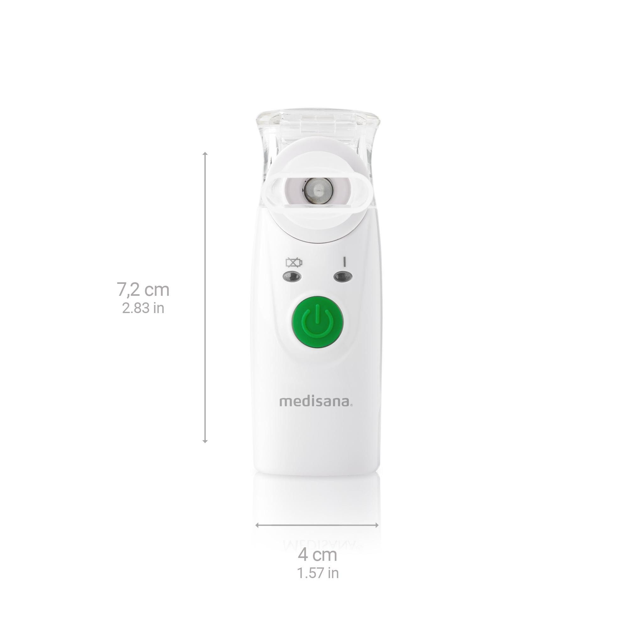 medisana Inhalationsgerät IN 525, Mikro-Membran-Vernebelung, Behandlung der Atemwege + Zubehör