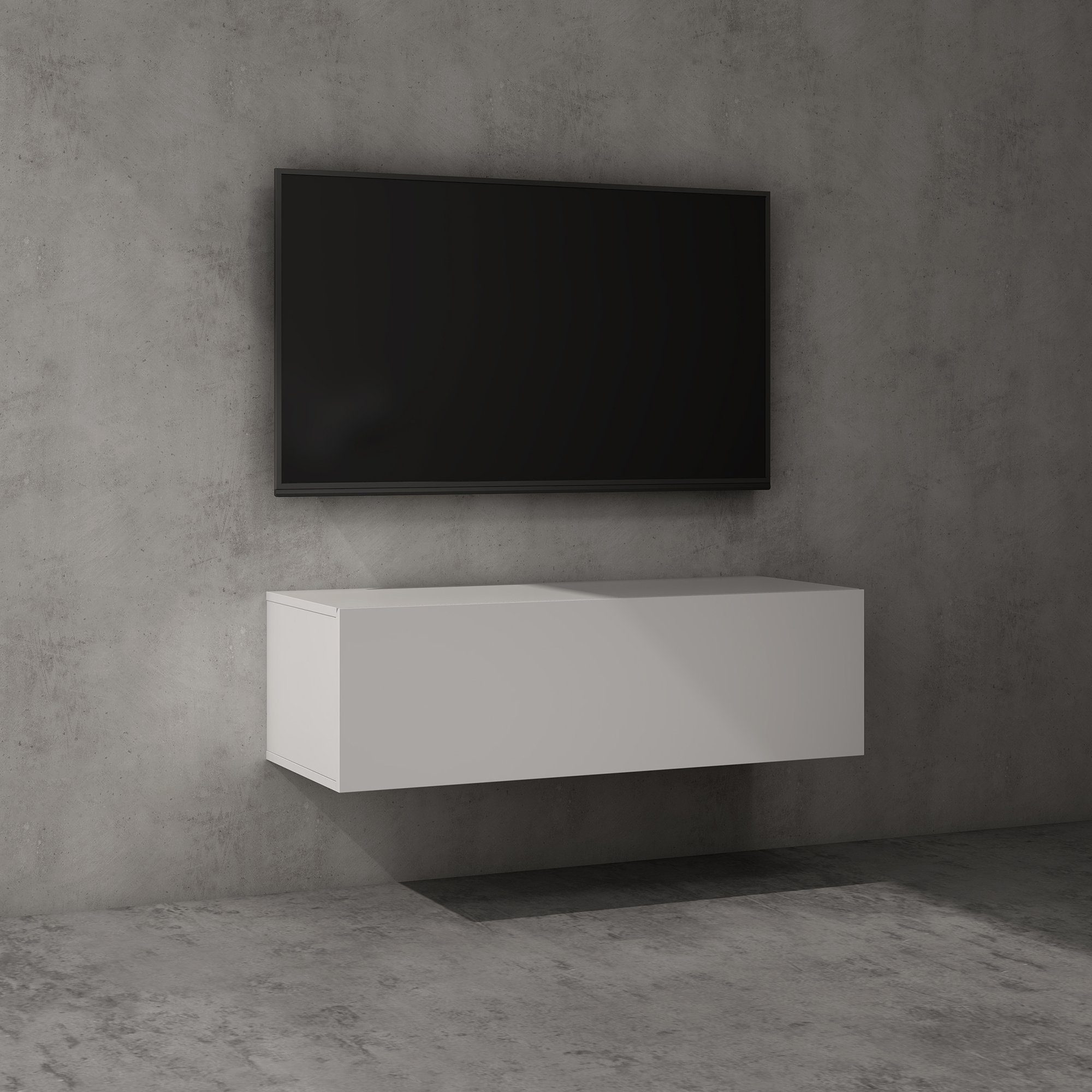 doporro TV-Board TV-Schrank Low-Board modern Fernsehtisch Wandmontage H:30c günstig online kaufen