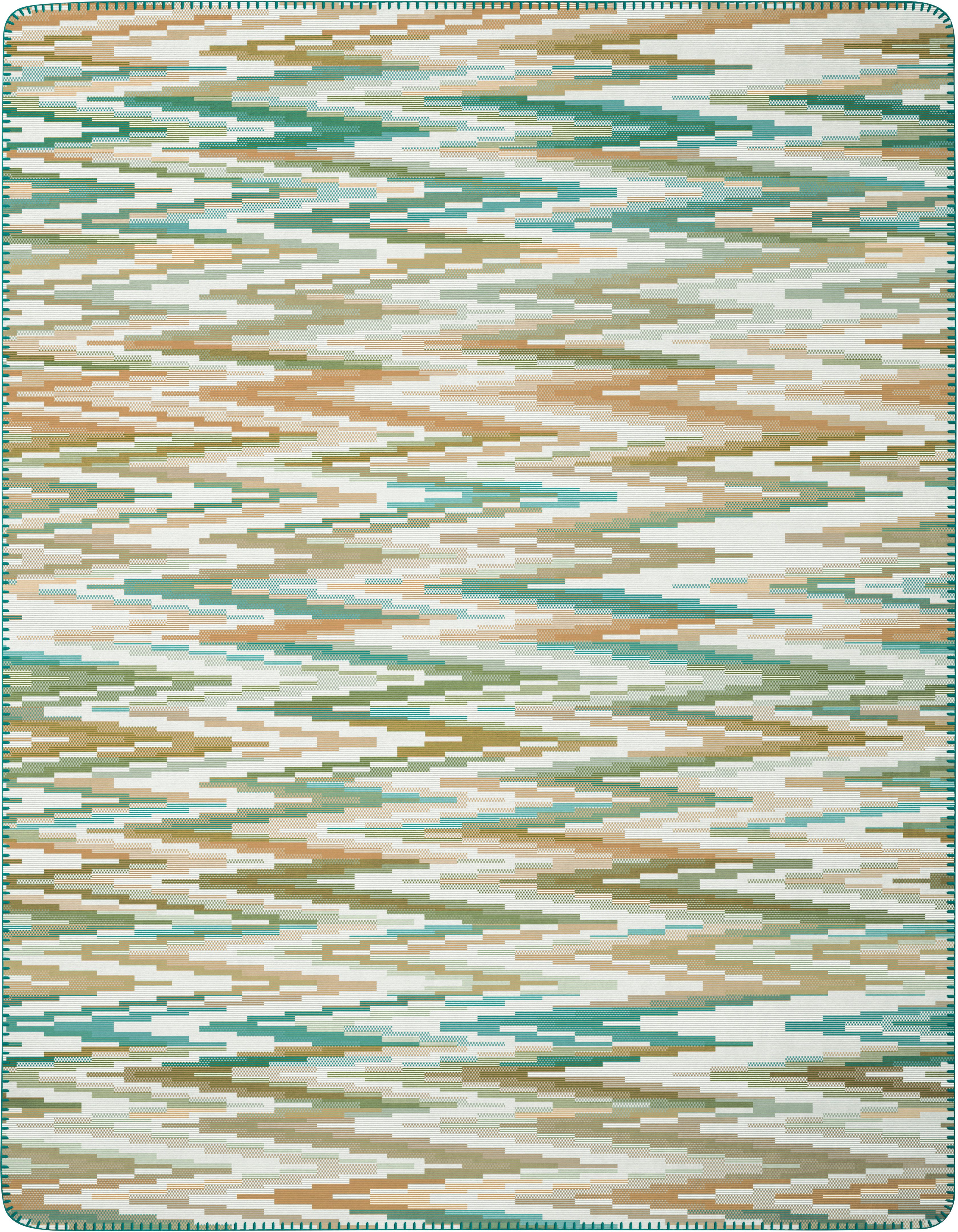 Wohndecke Wohndecke Mission Teal, Biederlack, im modernen Design