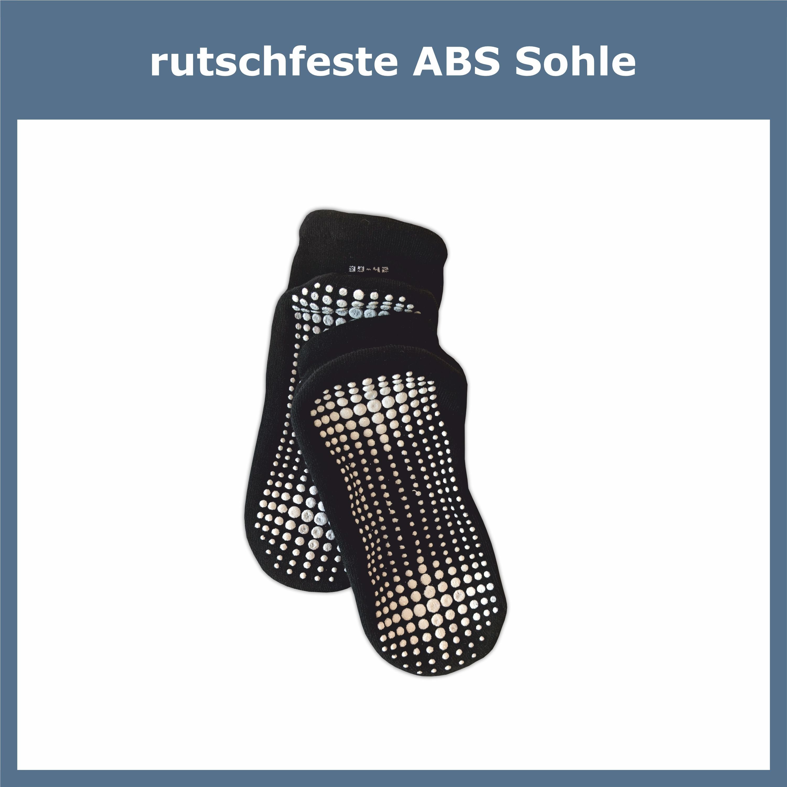 GAWILO ABS-Socken für Damen - Stoppersocken auch für Yoga & Pilates - Antirutsch (3 Paar) Sicherer Halt auf glatten Böden: Rutschfest mit hohem Baumwollanteil