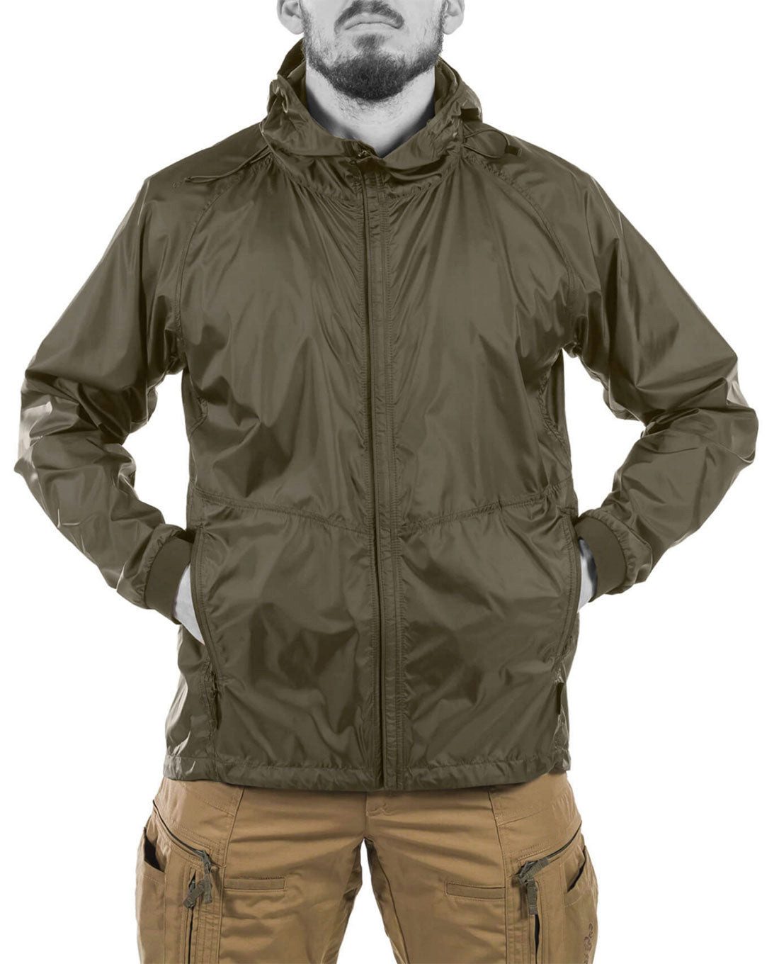 UF PRO Windbreaker Storm Chaser Windbreaker Jacket Brown Grey