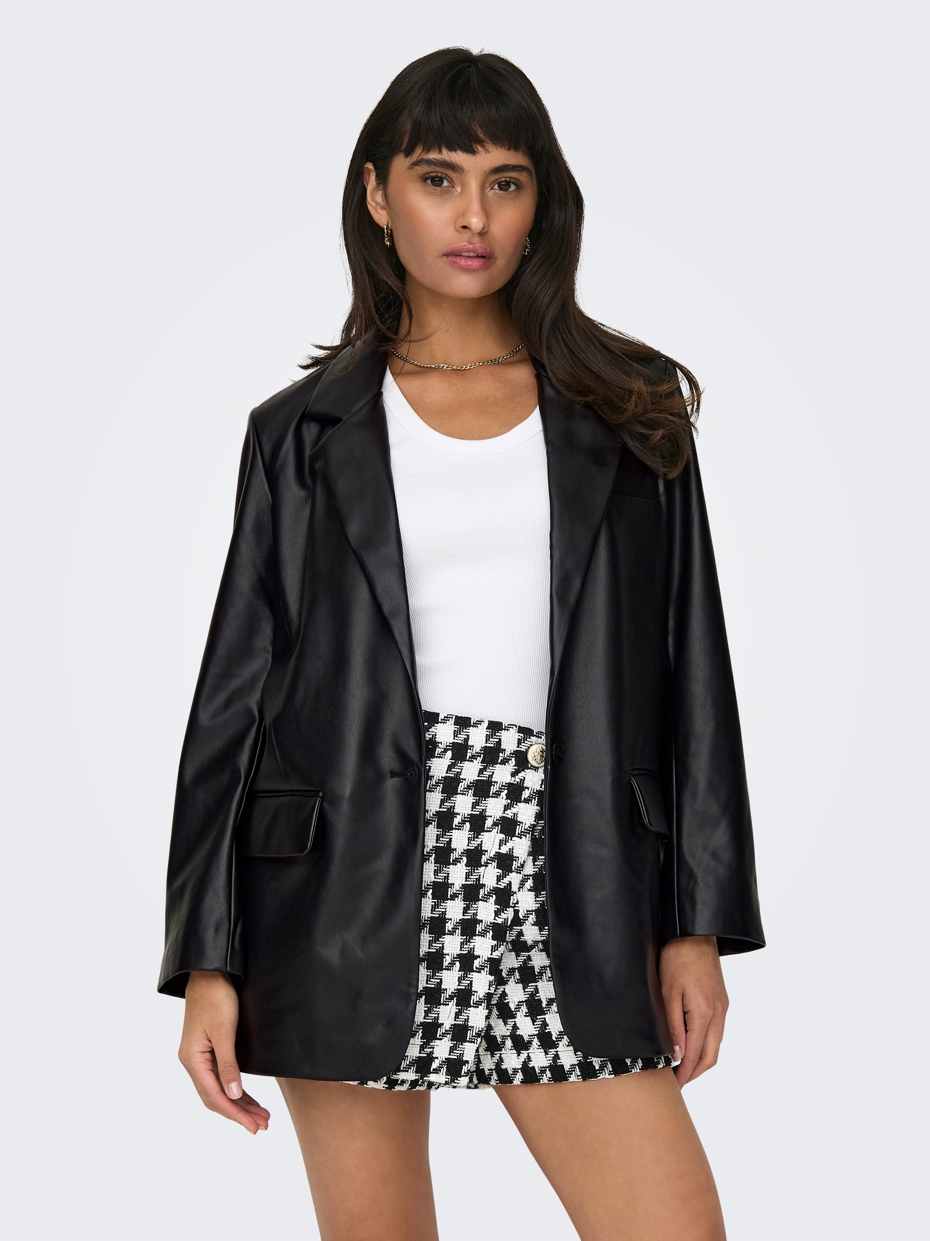 ONLY Lederimitat-Blazer ONLLANA L/S OVS FAUX günstig online kaufen