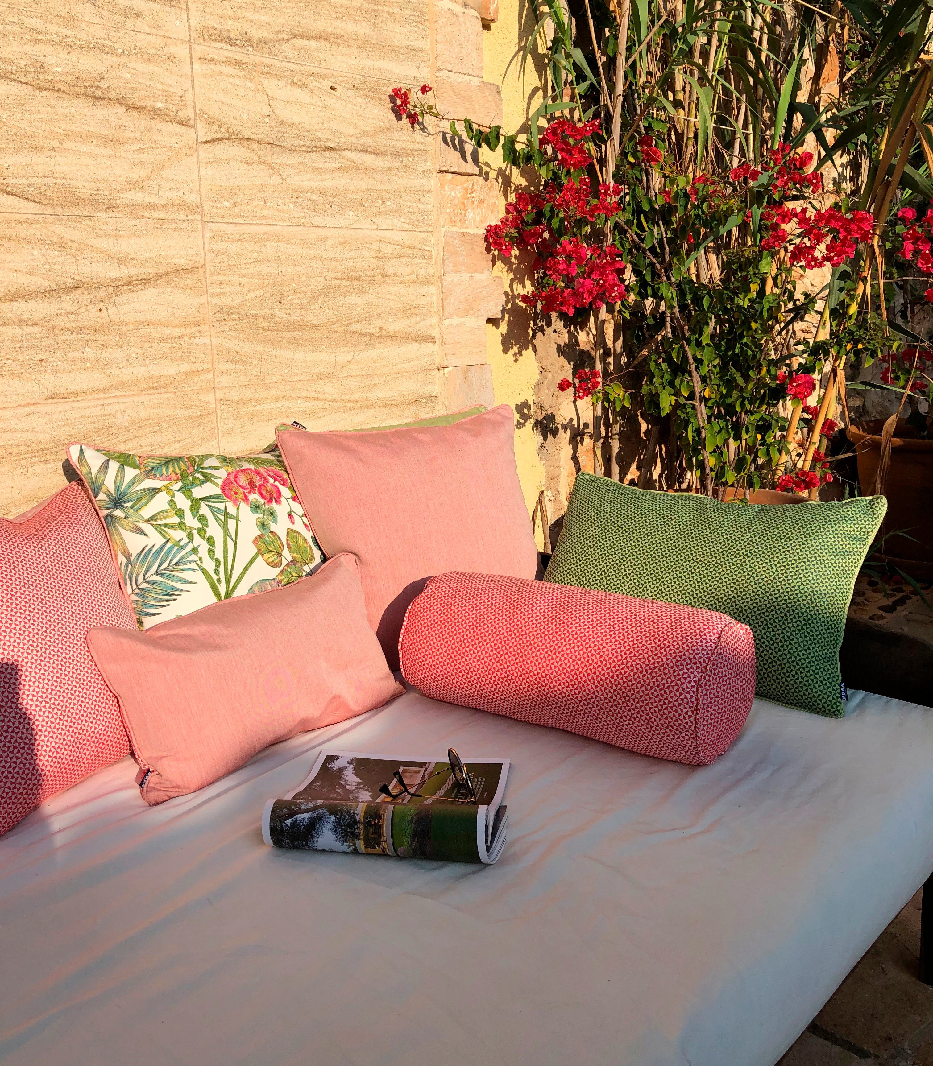 H.O.C.K. Dekokissen "Sparkle" einfarbig, Wendekissenhülle mit Füllung, 1 St günstig online kaufen