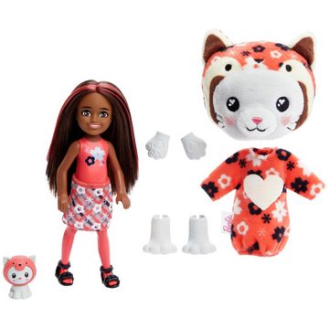 Sarcia.eu Anziehpuppe Barbie Cutie Reveal - Chelsea die Panda-Katzenpuppe, Haustier