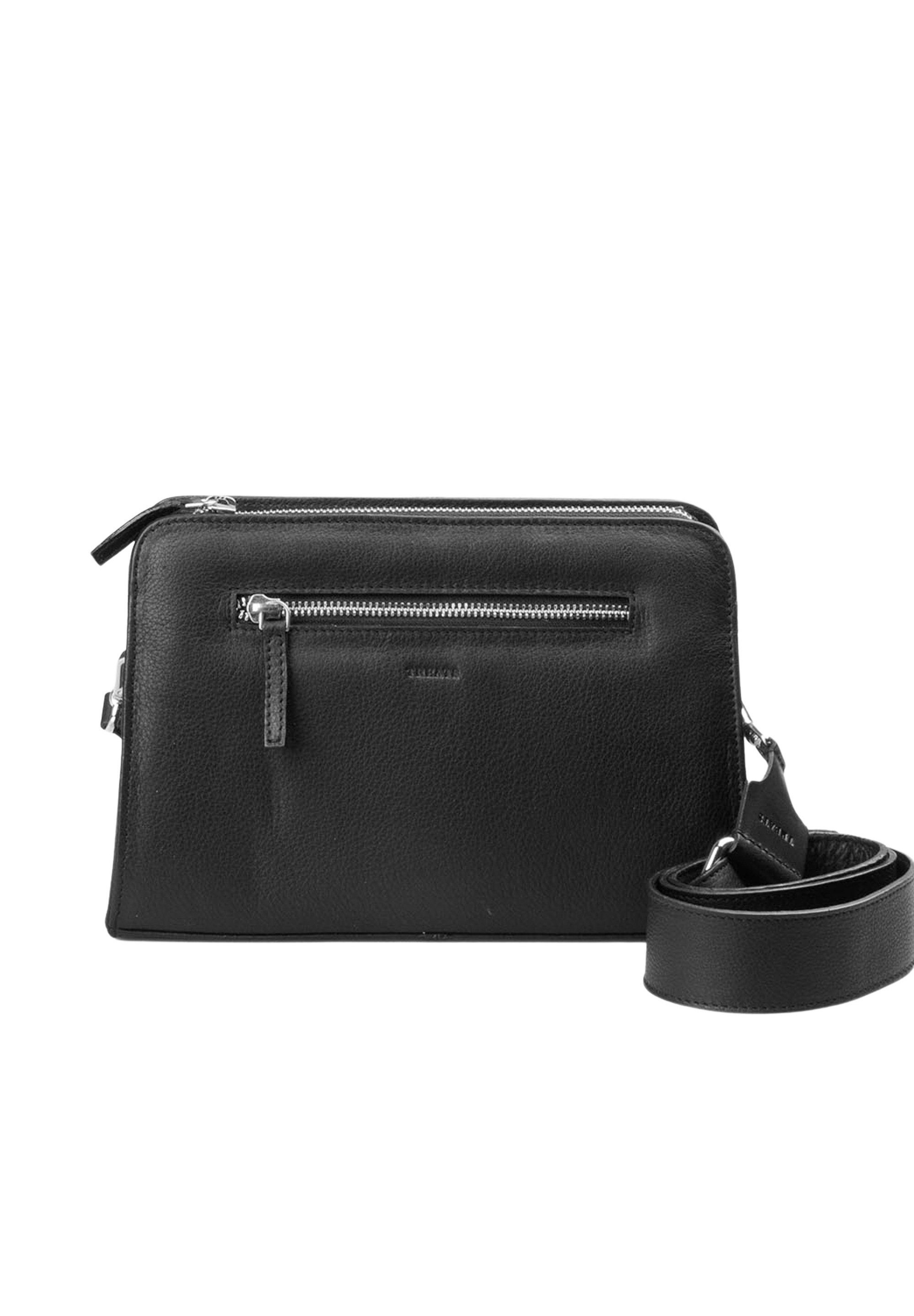 TREATS Schultertasche AXLily, verstellbarer und abnehmbarer Schultergurt black/silver