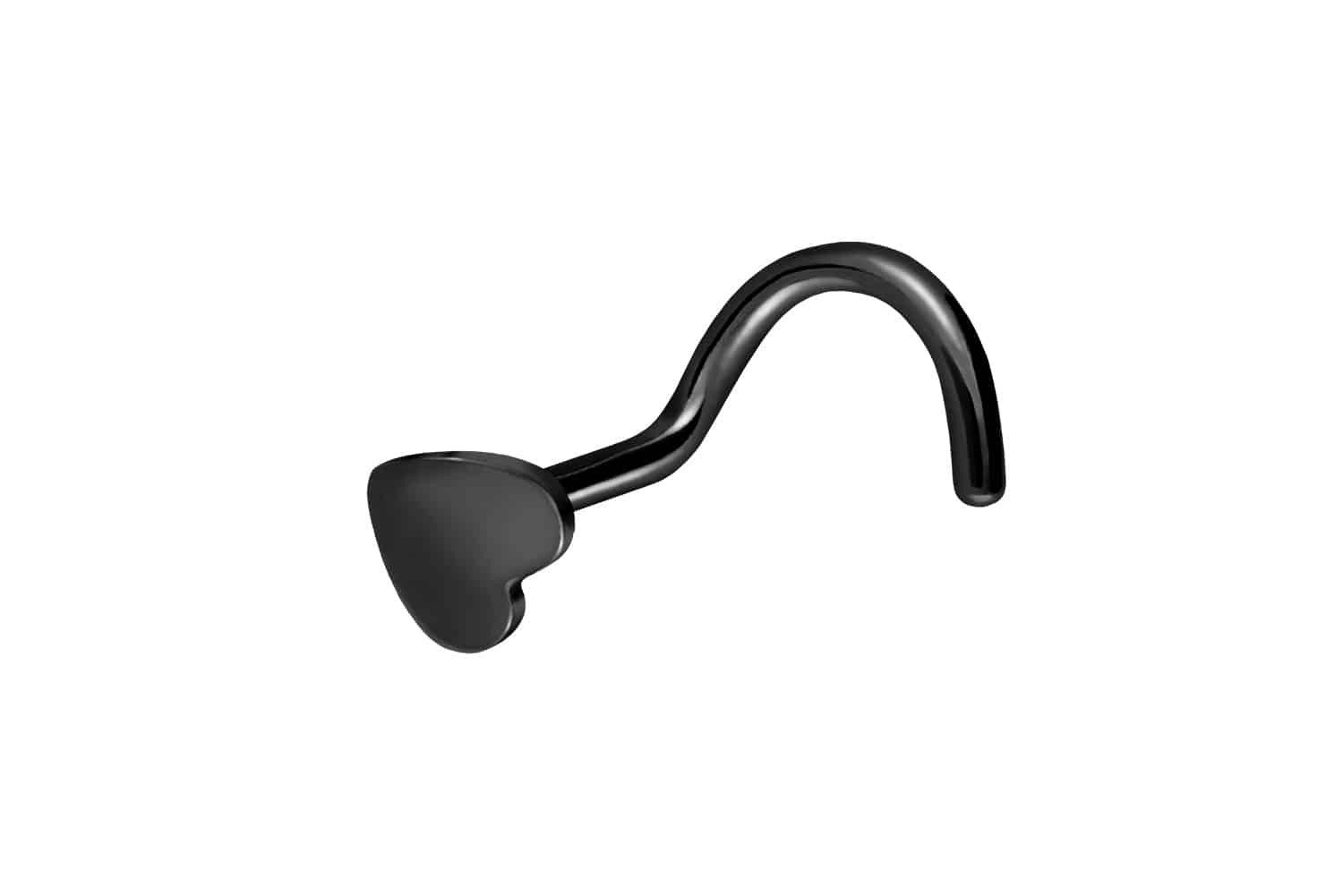 PIERCINGLINE Nasenpiercing Chirurgenstahl Nasenstecker Spirale HERZ günstig online kaufen