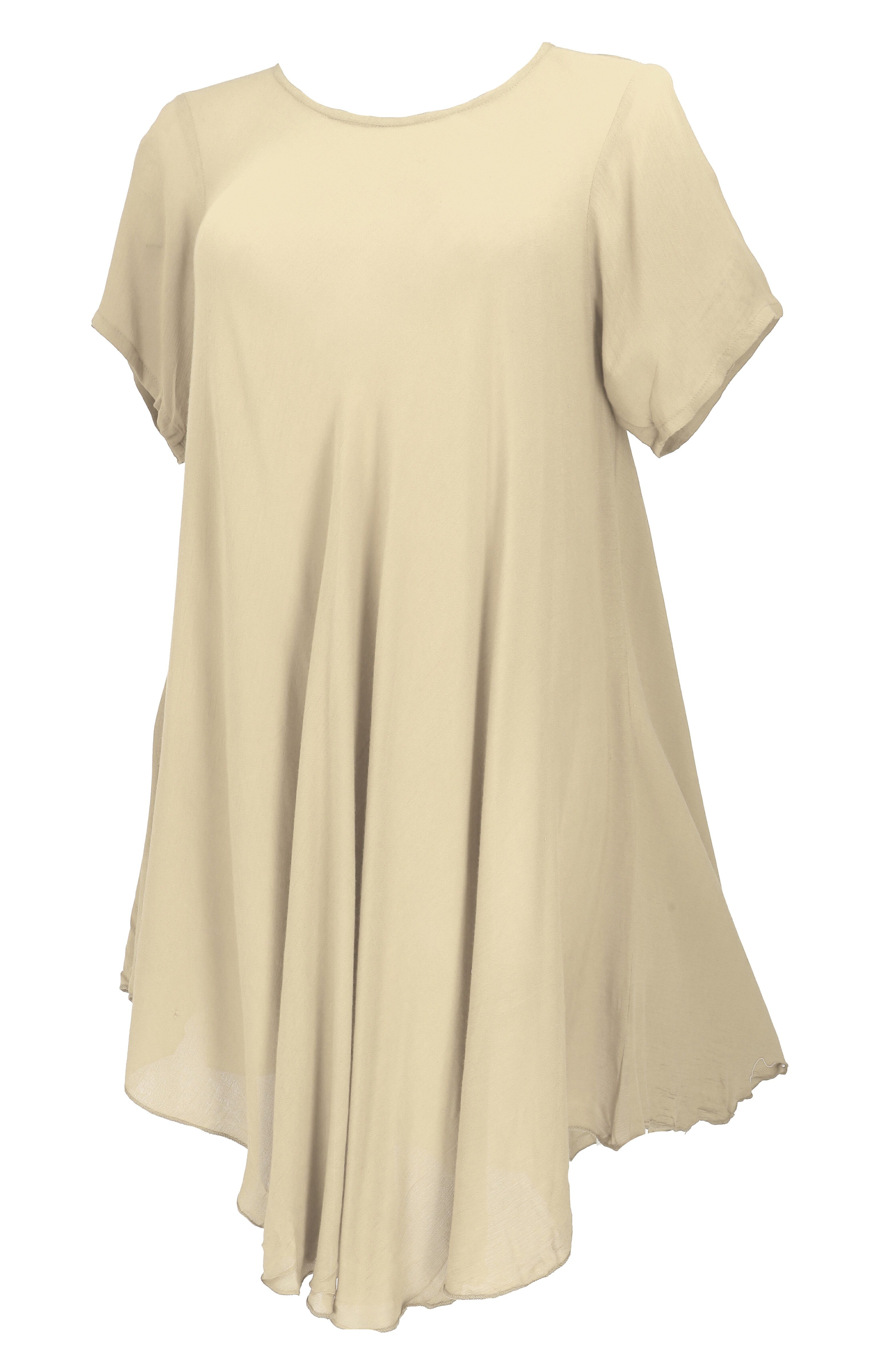 Guru-Shop Midikleid Luftiges Boho Minikleid, weites Sommerkleid,.. Boho günstig online kaufen