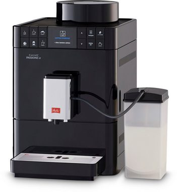 Melitta Kaffeevollautomat Passione® One Touch F53/1-102, schwarz, One Touch Funktion, tassengenau frisch gemahlene Bohnen