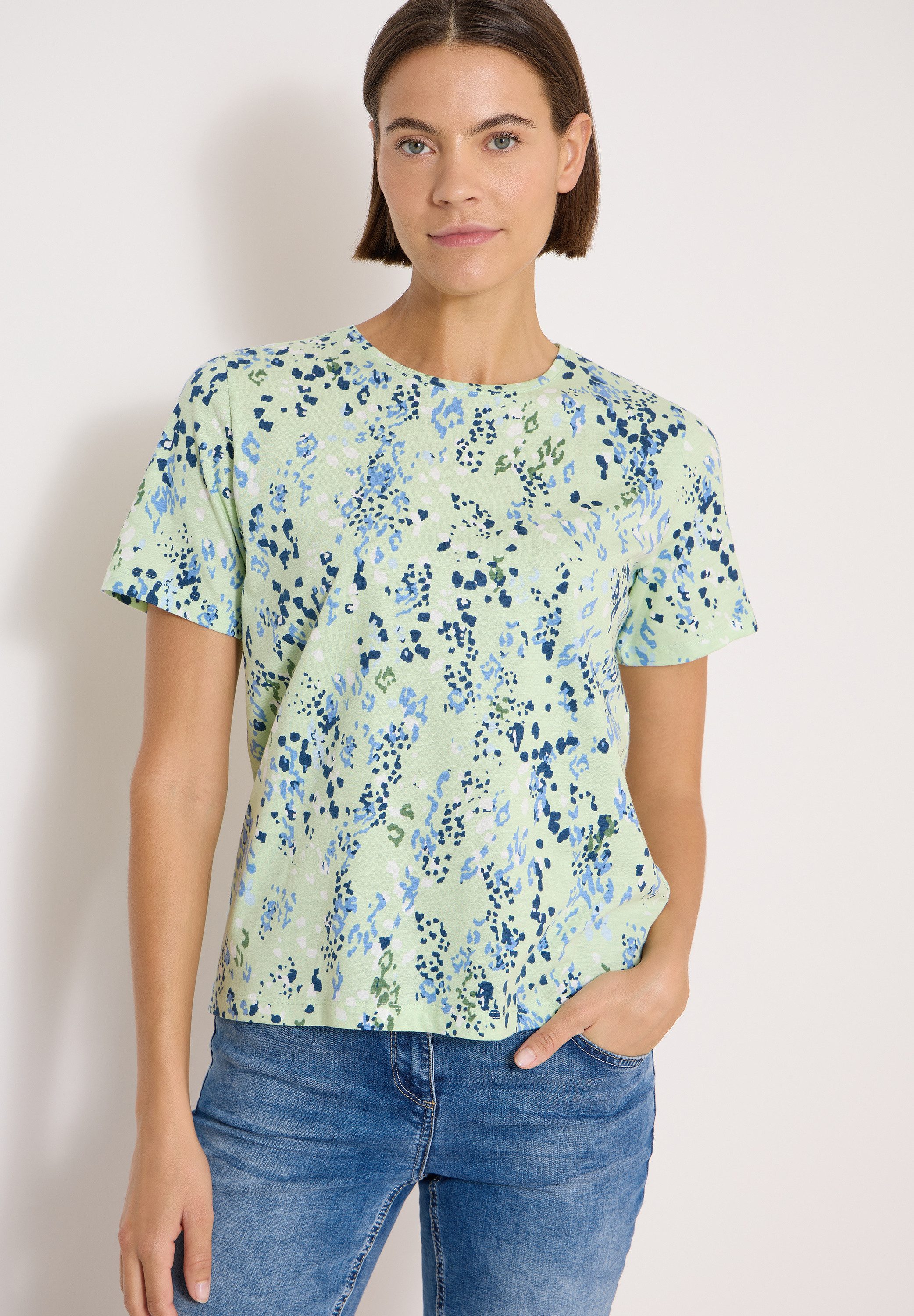 CECIL T-Shirt aus reiner Baumwolle