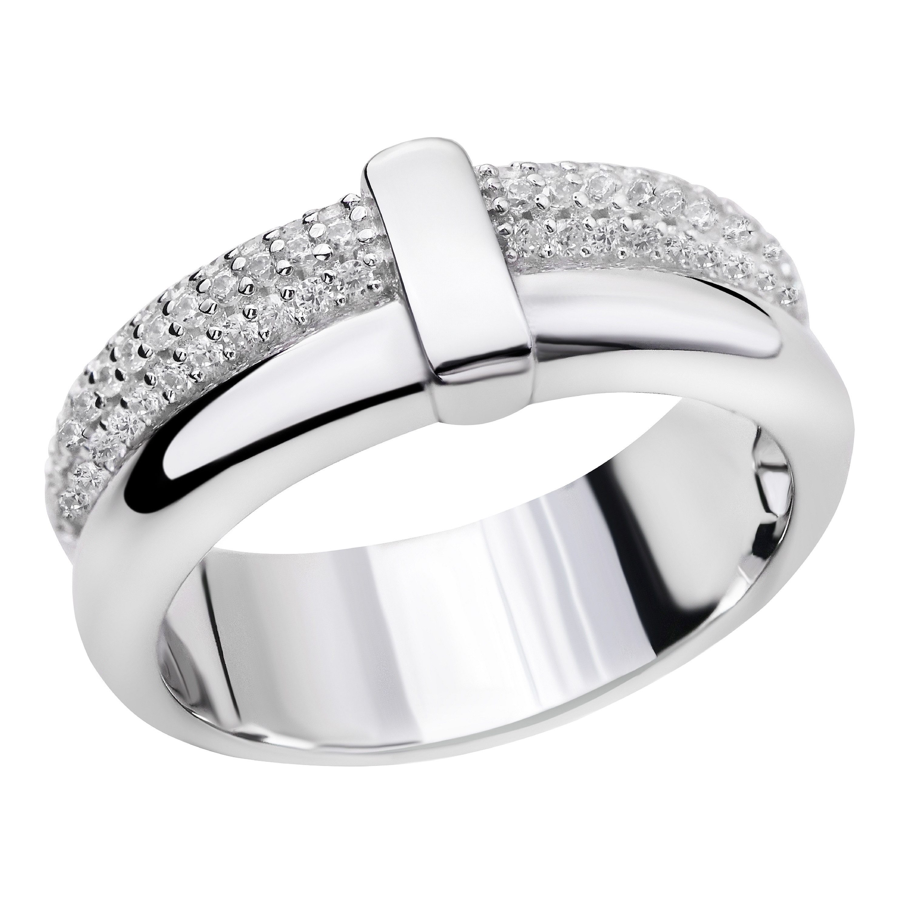 Firetti Fingerring Schmuck Geschenk Silber 925 Damenring Ring, mit Zirkonia (synth)