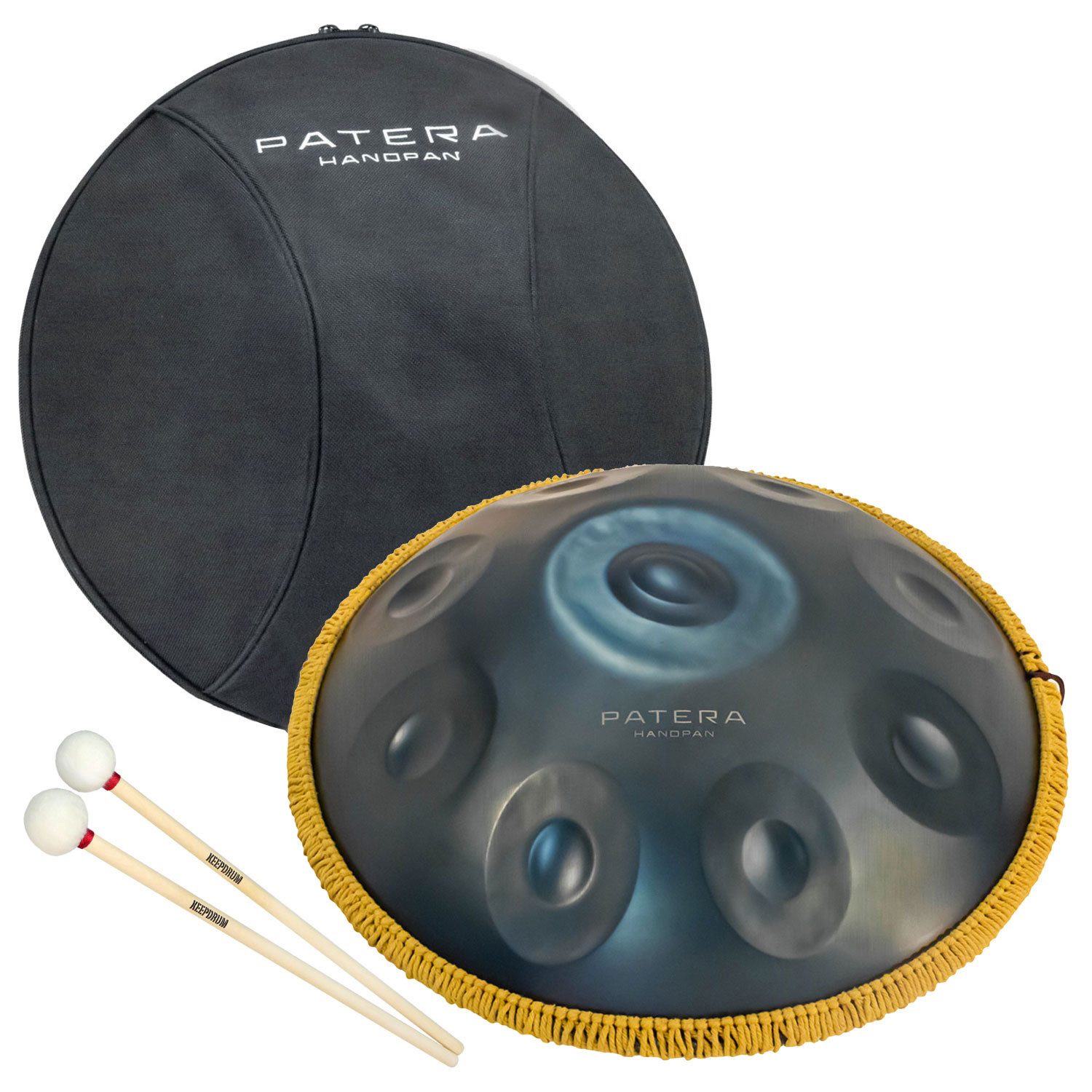 Handpan Patera Handpan HPDM-2 D-Minor mit Schlägel