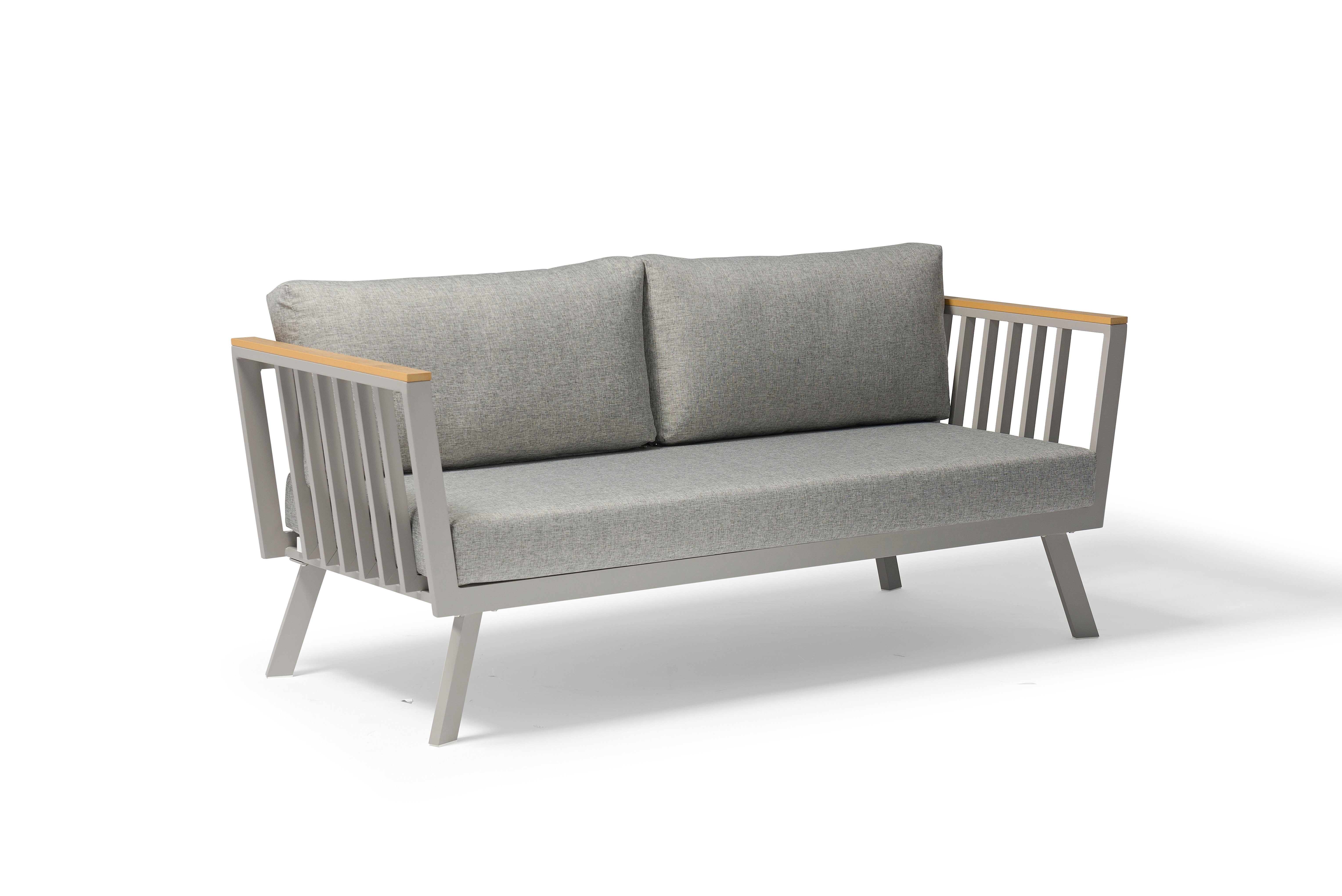 acamp Gartenlounge-Set 4-teilige Sitzgruppe Gondola mit Sofa, Sessel & Tisch, (Gartenmöbel Set), Gartensofa, Möbelset, Lounge-Set