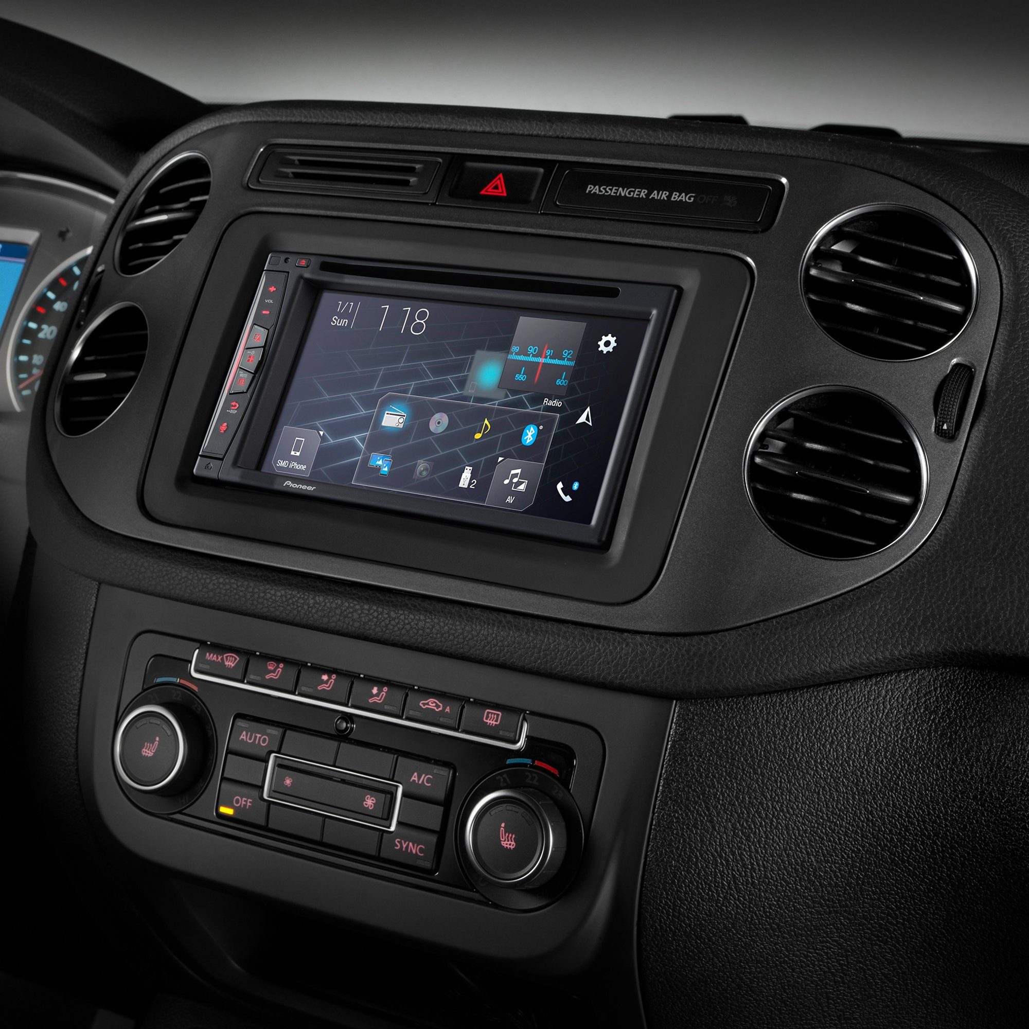Pioneer CarPlayradio kabelloses AVIC-Z630BT Autoradio Navigation Bluetooth Apple