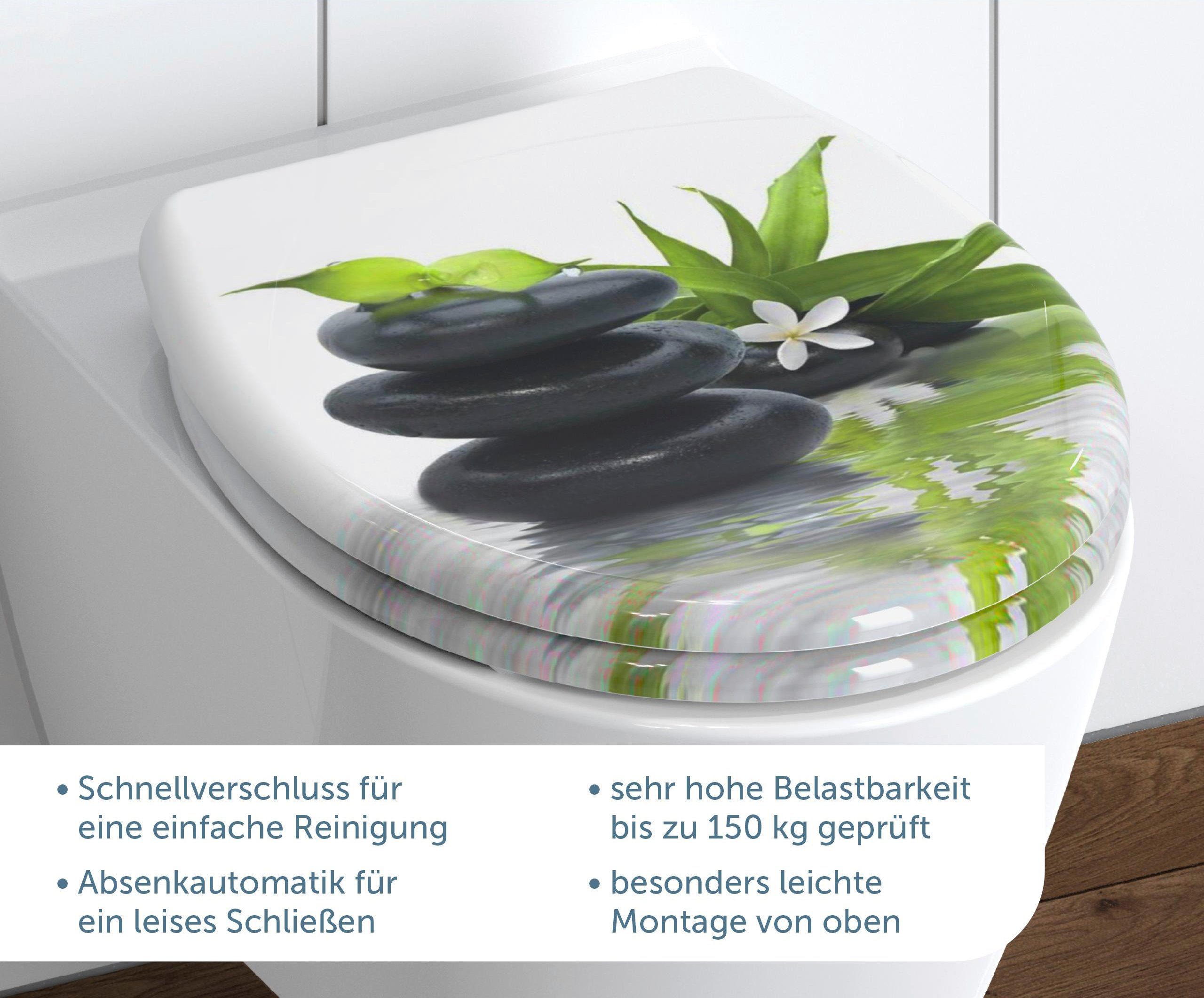 Schütte WC-Sitz Jasmin, Duroplast, Absenkautomatik, Schnellverschluss, Moti günstig online kaufen