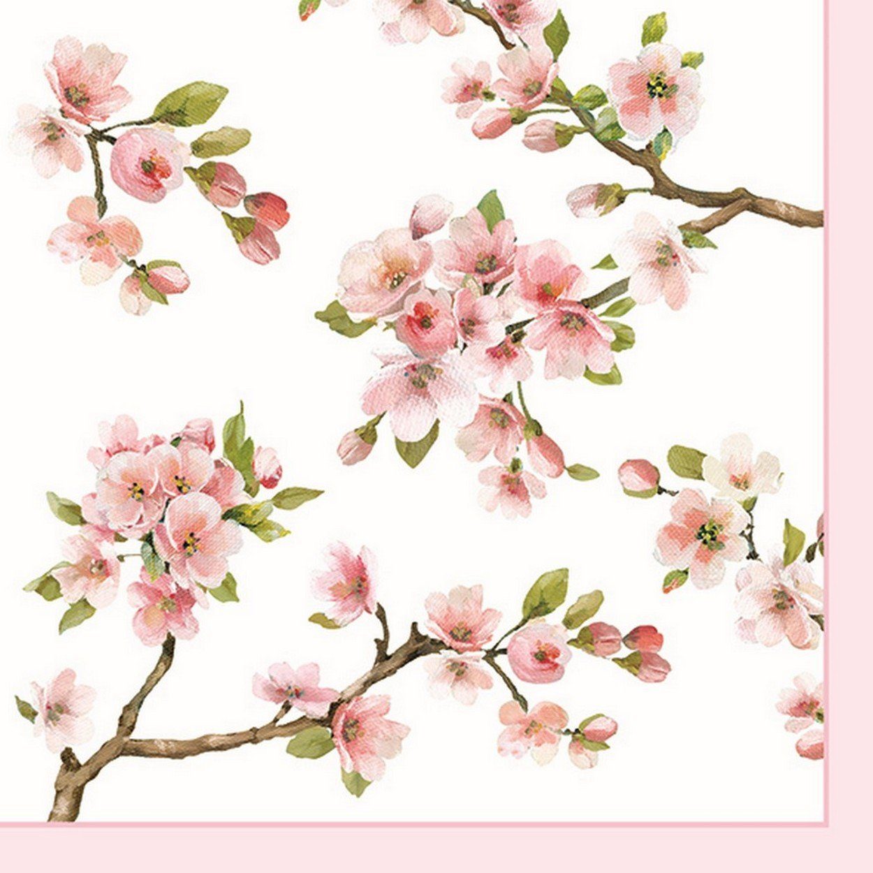 JET PAPIER Servietten 33x33 Cm, 20 Stück – 3-lagig, Chlorfrei Gebleicht, Biologisch Abbaubar, In Farbe Freesia