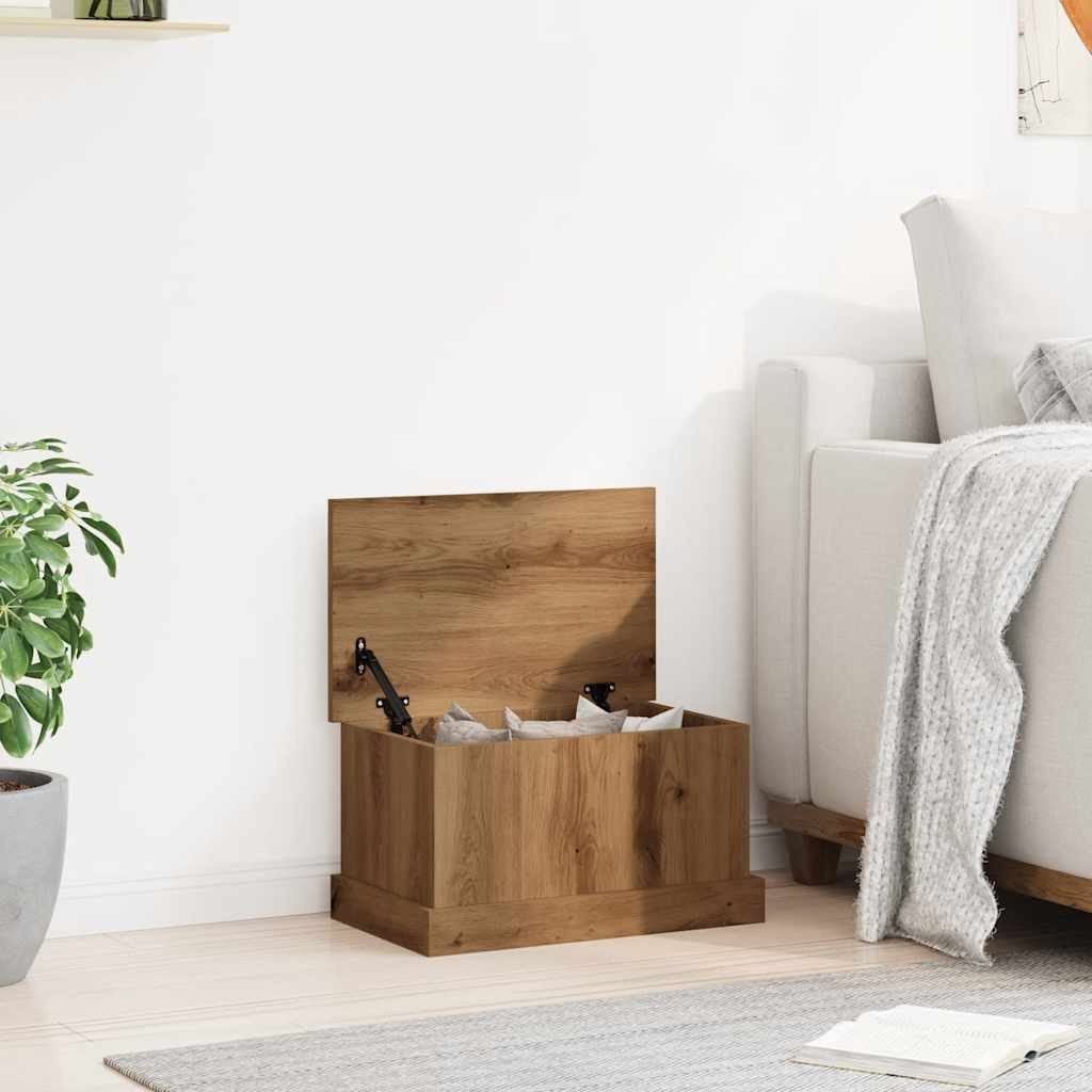 vidaXL Aufbewahrungsbox Truhe Artisan-Eiche 30x50x28 cm günstig online kaufen
