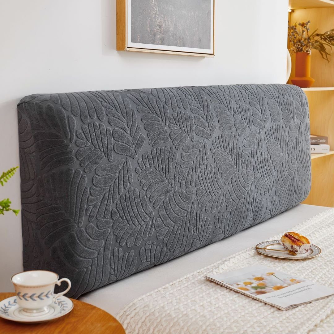 BYSURE Bettbezug, (1 St), Stretch-Jacquard-Bett Kopfteil Abdeckung