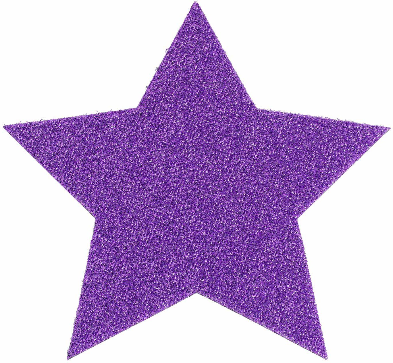 Primaflor-Ideen in Textil Platzset Stern, Weihnachtsdeko, (Set, 4-St), ideal als Untersetzer oder Tischdeko, Größe 16,5 cm