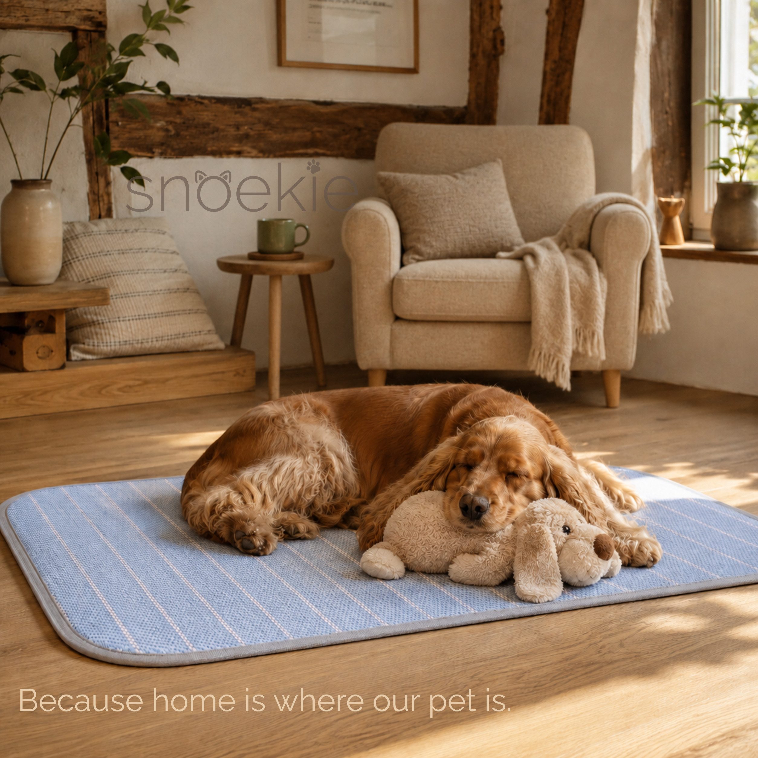 SNOEKIE Hundematte SNOEKIE Hundekühlmatte 90 x 120 cm Kühlmatte für Hunde & Katzen