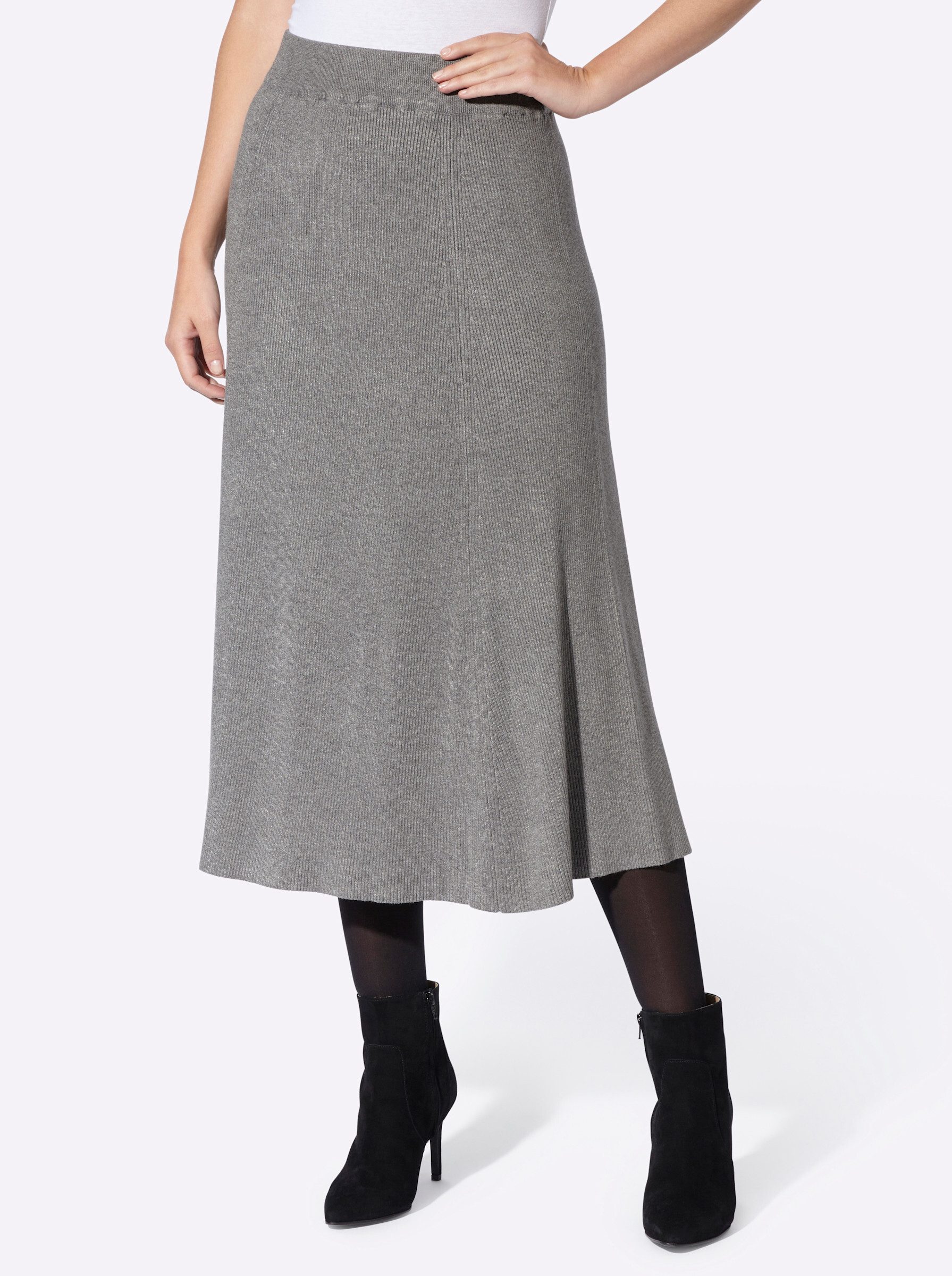 heine Strickrock Strickrock Länge ca. 84 cm