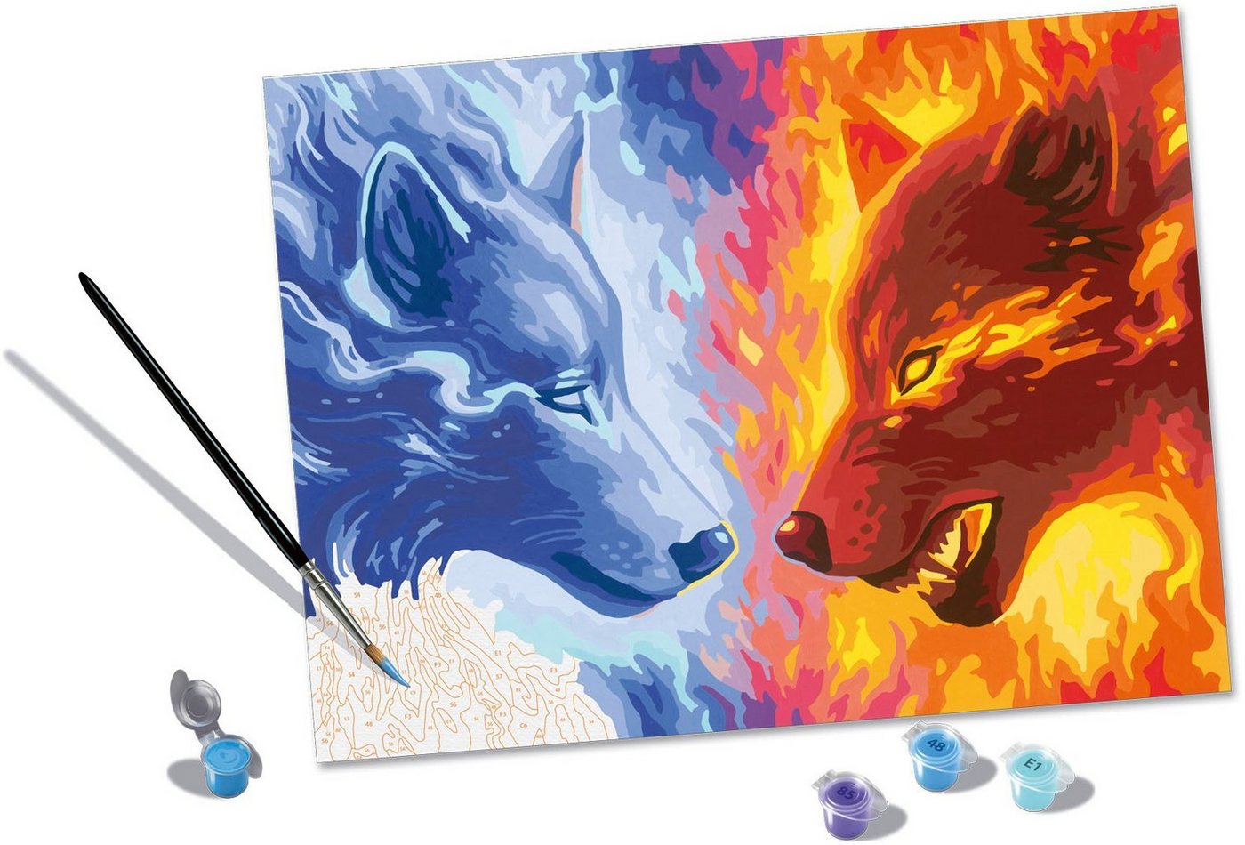 Thumbnail - Ravensburger Malen nach Zahlen CreArt, Fire & Ice, Made in Europe