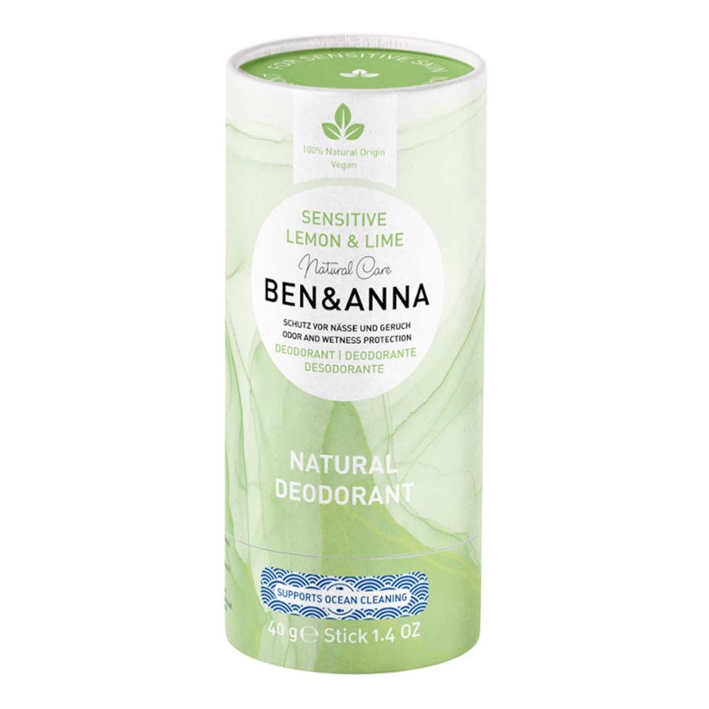 Ben & Anna Deo-Stift Papertube Deo Stick - Sensitive Lemon & Lime 40g