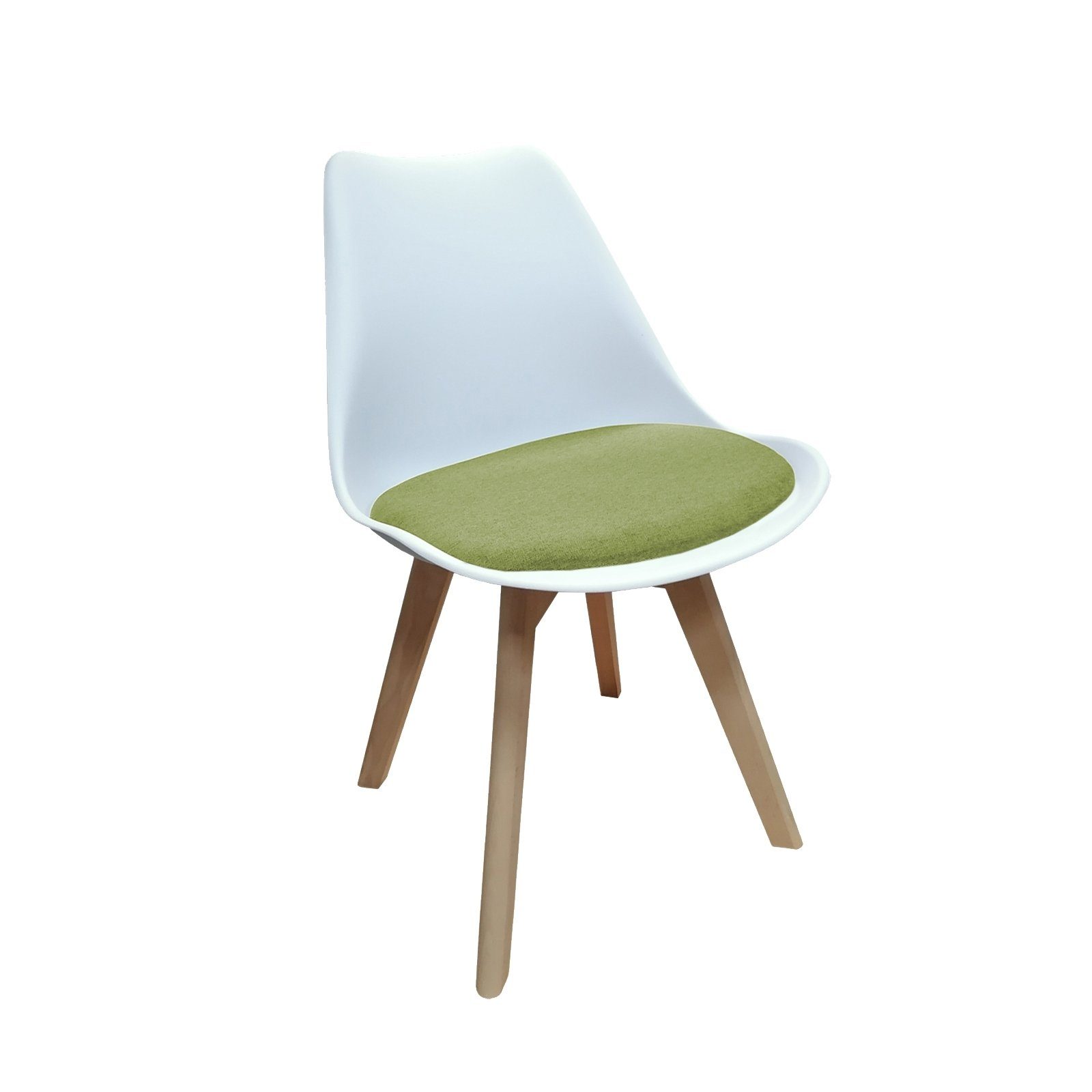 HTI-Living Esszimmerstuhl Stuhl Atlanta Webstoff (Einzelstuhl, 1 St), Esszimmerstuhl Weiß, Grün