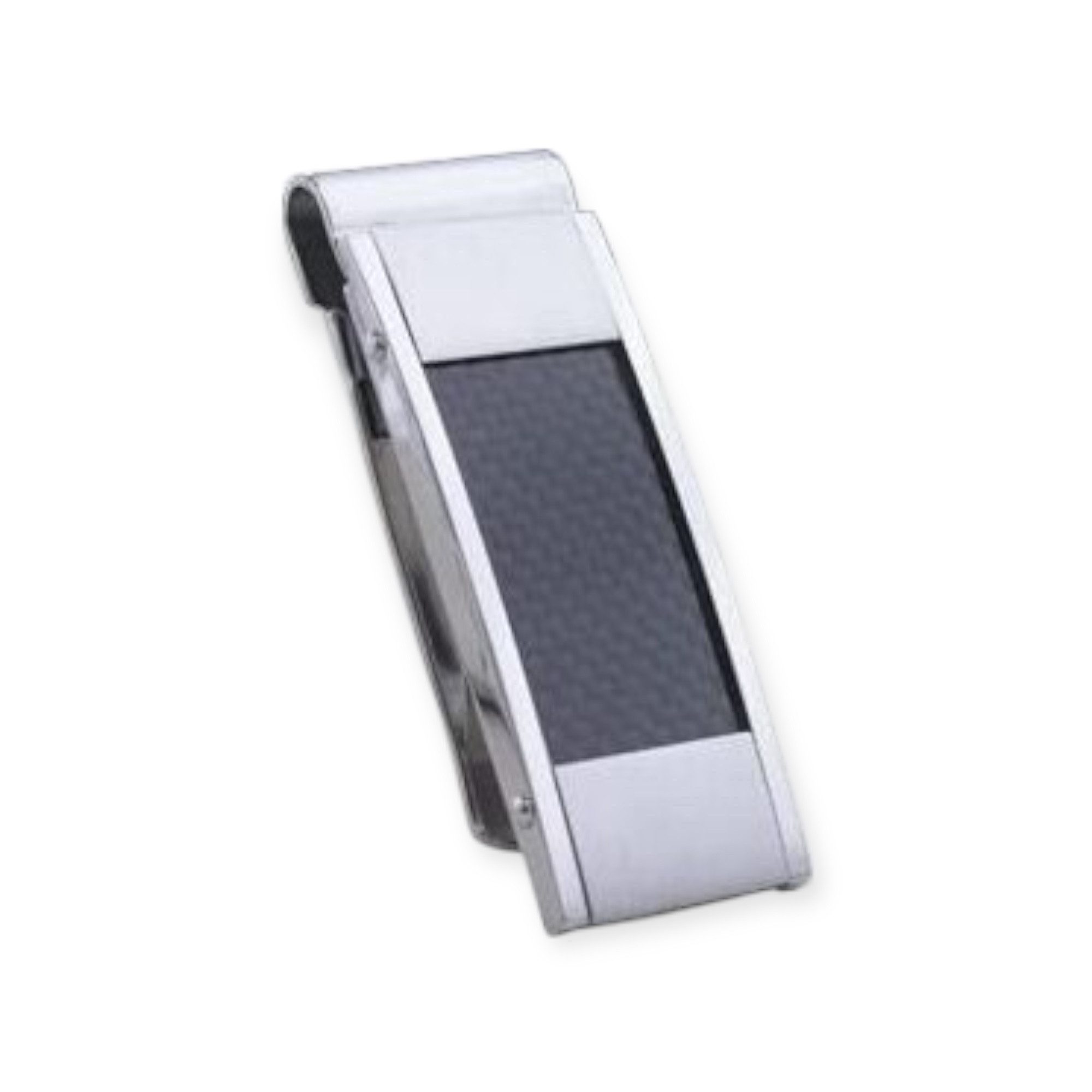 Karisma Geldscheinklammer Edelstahl Geldklammer Karboneinlage Herrenschmuck