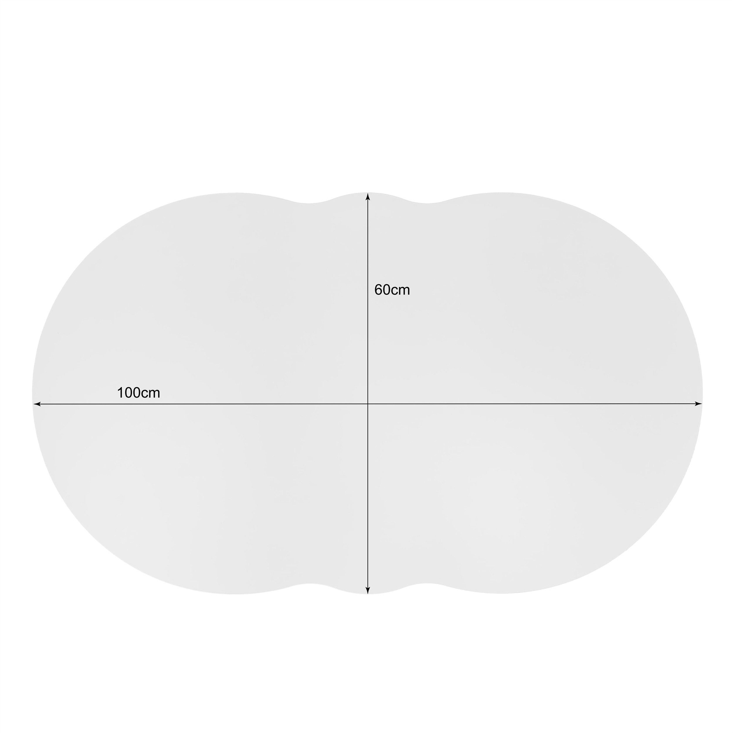 REDOM Couchtisch Wolkenform Wohnzimmertisch (Beistelltisch, 1-St., mit Push-to-Open Schublade), Deko-Tisch mit Stauraum 100*39.2*60cm