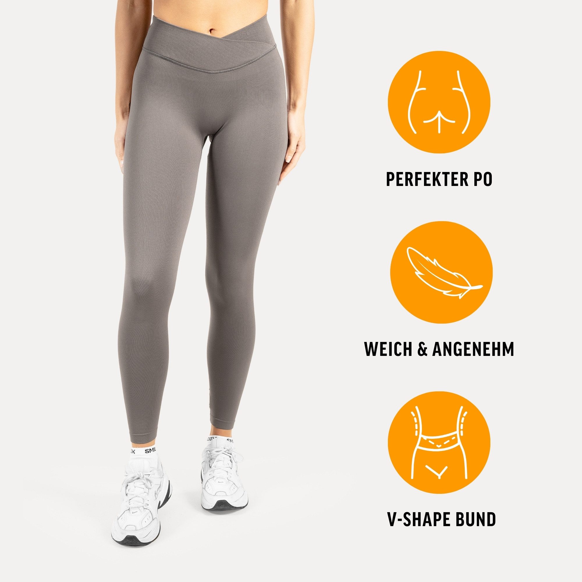 Smilodox Leggings Silvia, High Waist Sporthose Blickdicht Yogahose Booty Sc günstig online kaufen