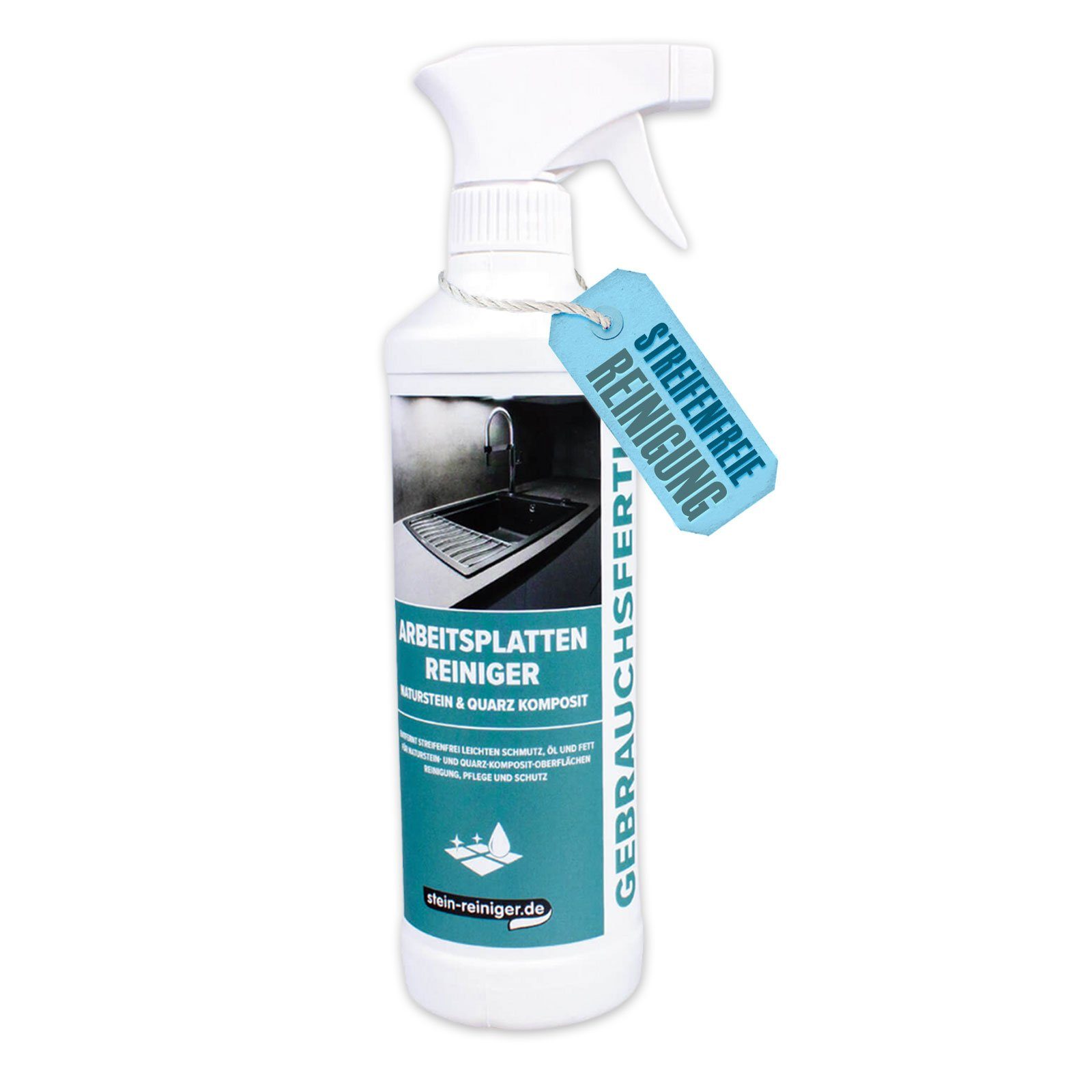 Arbeitsplatten Reiniger Naturstein & Quarz Komposit 500ml Küchenreiniger