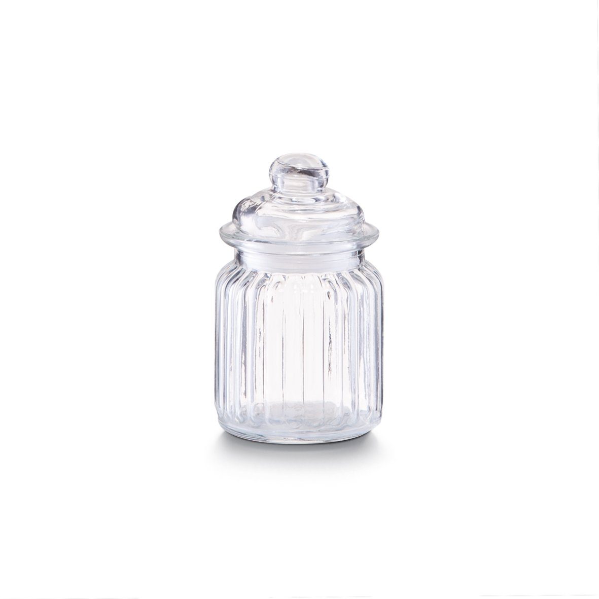 transparent, mini, Glas/PE, x Zeller Ø8 Present Vorratsglas Vorratsglas ml, \