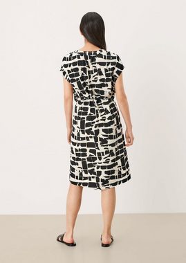 s.Oliver BLACK LABEL Minikleid Kleid mit Allovermuster
