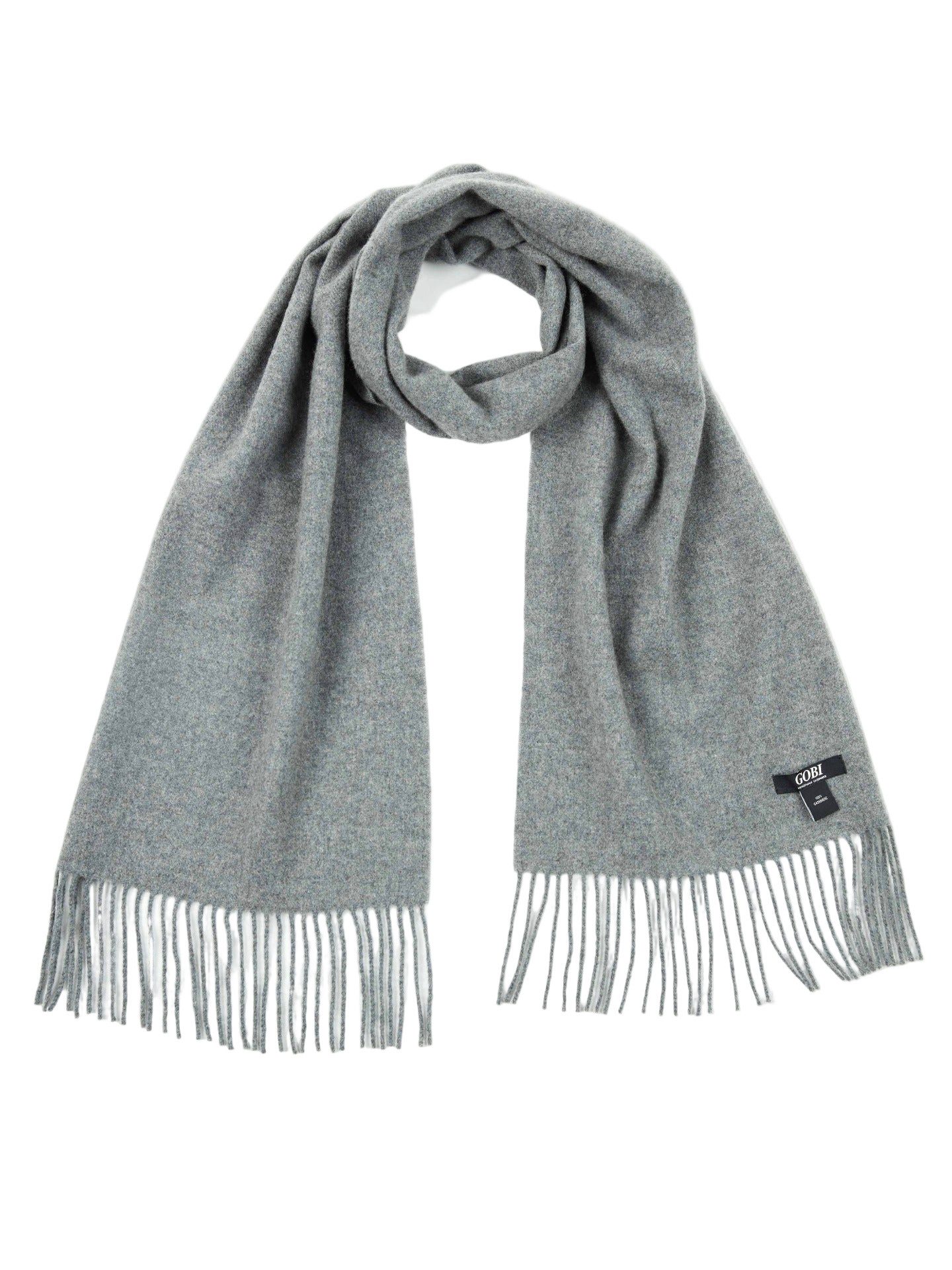 GOBI Cashmere Strickschal Kaschmirschal mit Fransen