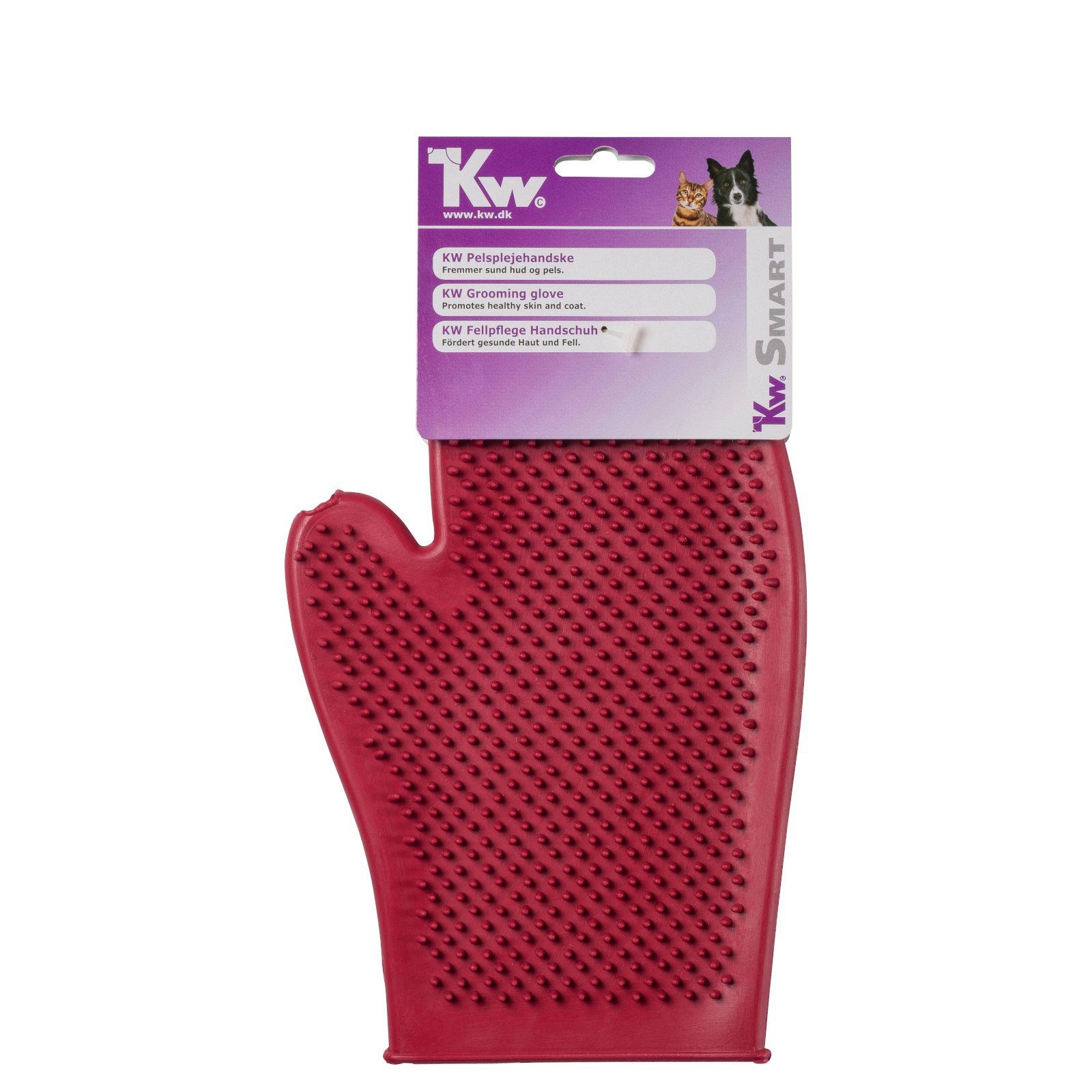 KW Fellpflegehandschuh SMART Gummihandschuh zur Fellpflege für Hunde und Katzen