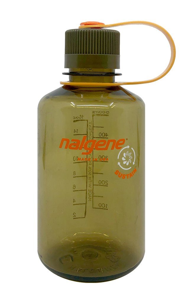 Trinkflasche oliv Nalgene 'EH zertifiziertem Mat. 50% recycelten Trinkflasche aus Sustain',